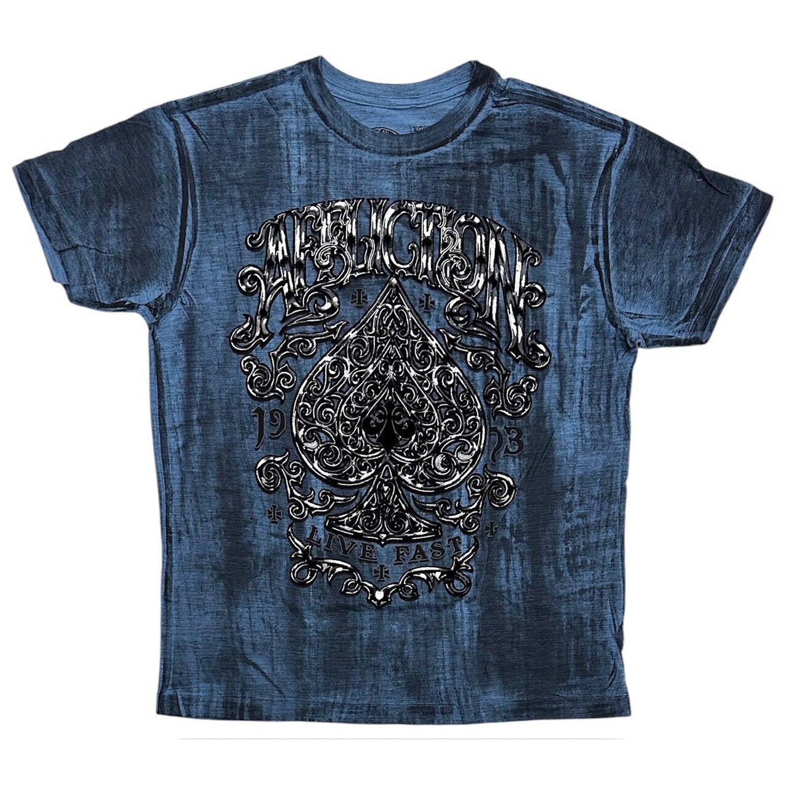 Affliction Affliction Clothing Men's T-Shirt Polaris Felt Graphic Tee Size US XS / EU 42 / 0 - 1 Thumbnail