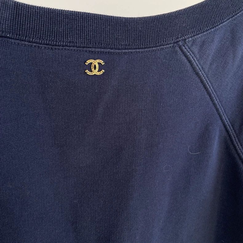 Chanel Chanel Dark blue short sleeves 2504-Nextarrow Size S / US 4 / IT 40 - 8 Thumbnail