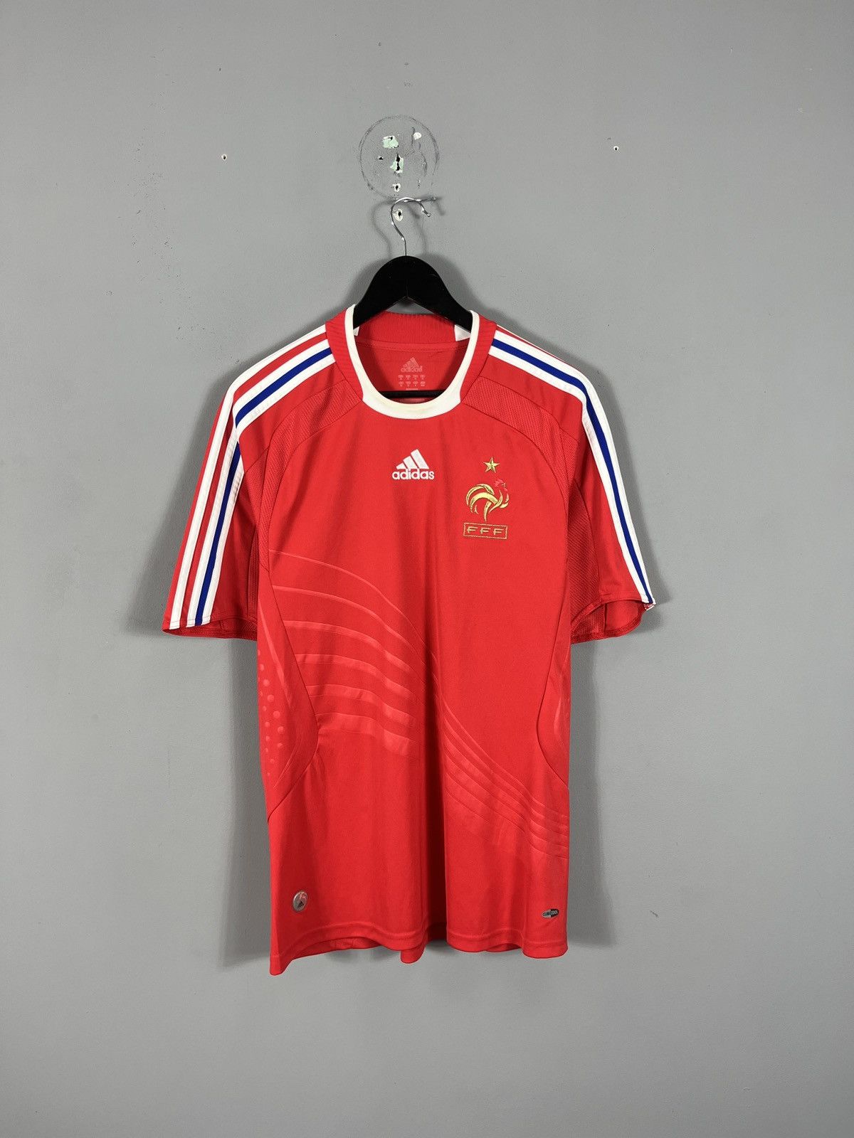 Adidas FRANCE 2008 2009 AWAY SHIRT FOOTBALL SOCCER JERSEY Size US M / EU 48-50 / 2 - 1 Thumbnail