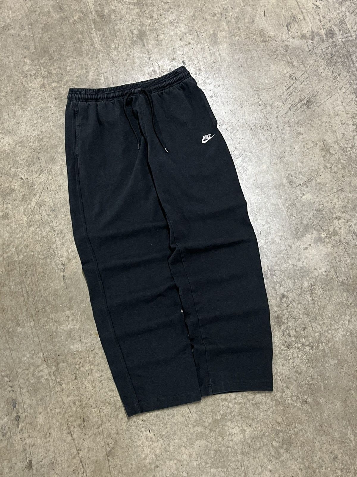 Nike × Vintage Nike baggy fit sweatpants wide leg streetwear hype sporty Size US 30 / EU 46 - 2 Thumbnail