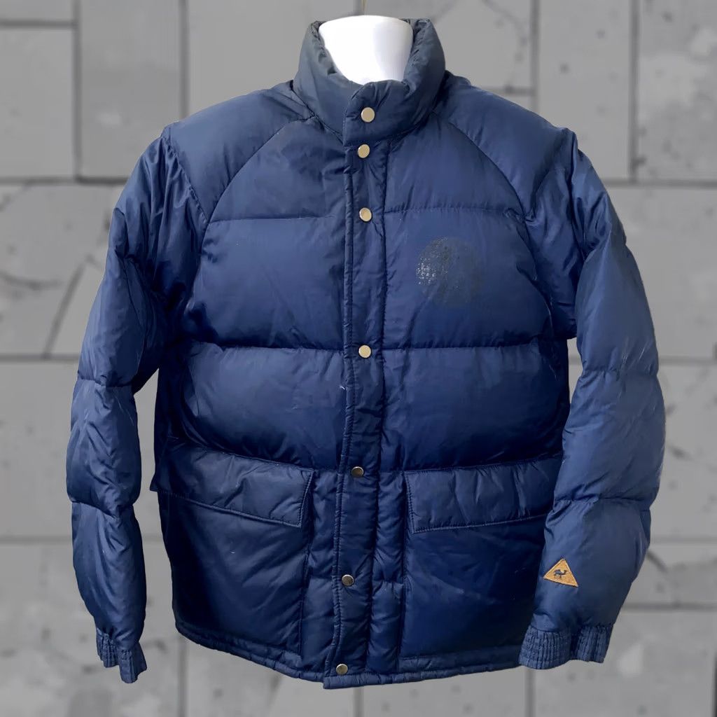 Camel VINTAGE Camel Jacket Mens Full Zip Nylon Goose Down Blue Size L Size US L / EU 52-54 / 3 - 1 Thumbnail