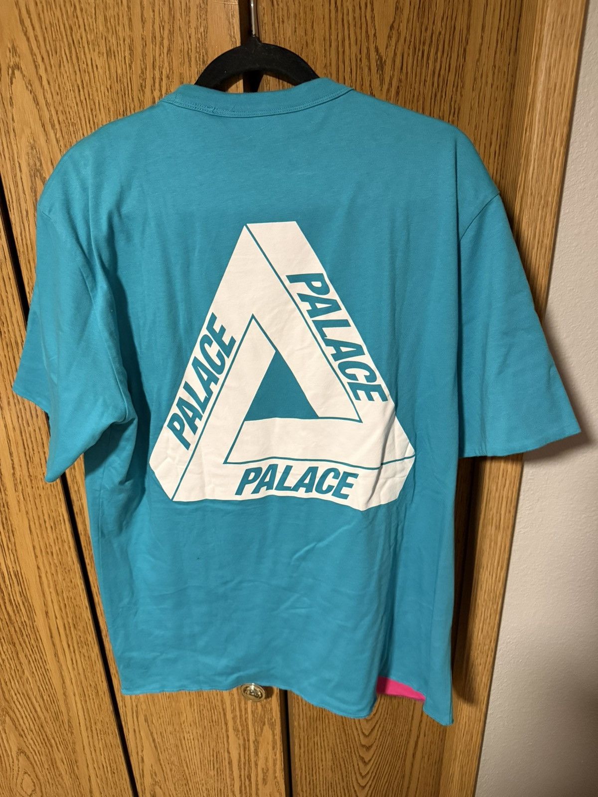 Palace OG Reverso T-Shirt Teal/Pink Size US XL / EU 56 / 4 - 2 Thumbnail