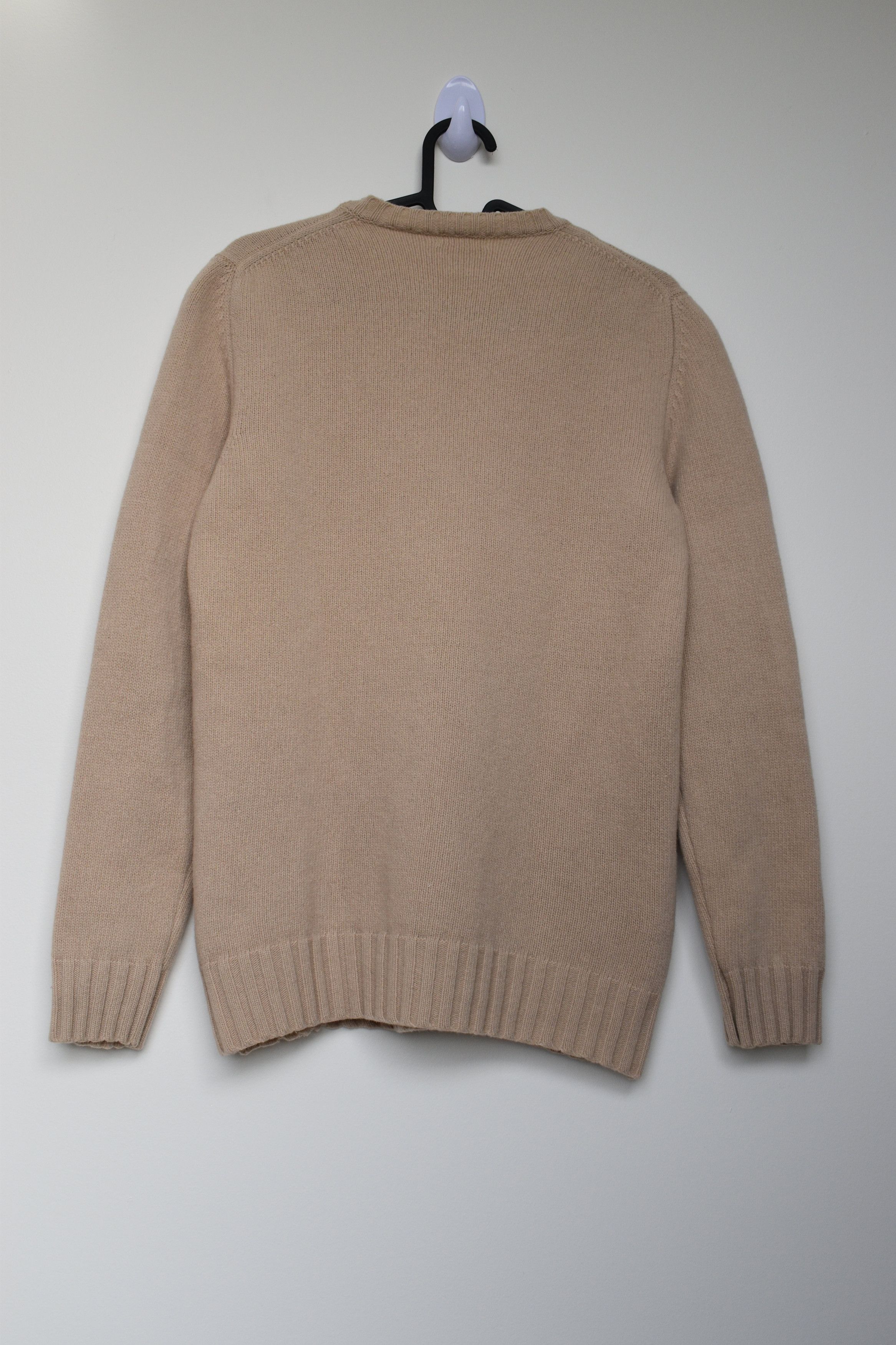 Helmut Lang Helmut Lang 1999 Wool Cream Knit Sweater Crewneck Beige Size US S / EU 44-46 / 1 - 2 Thumbnail