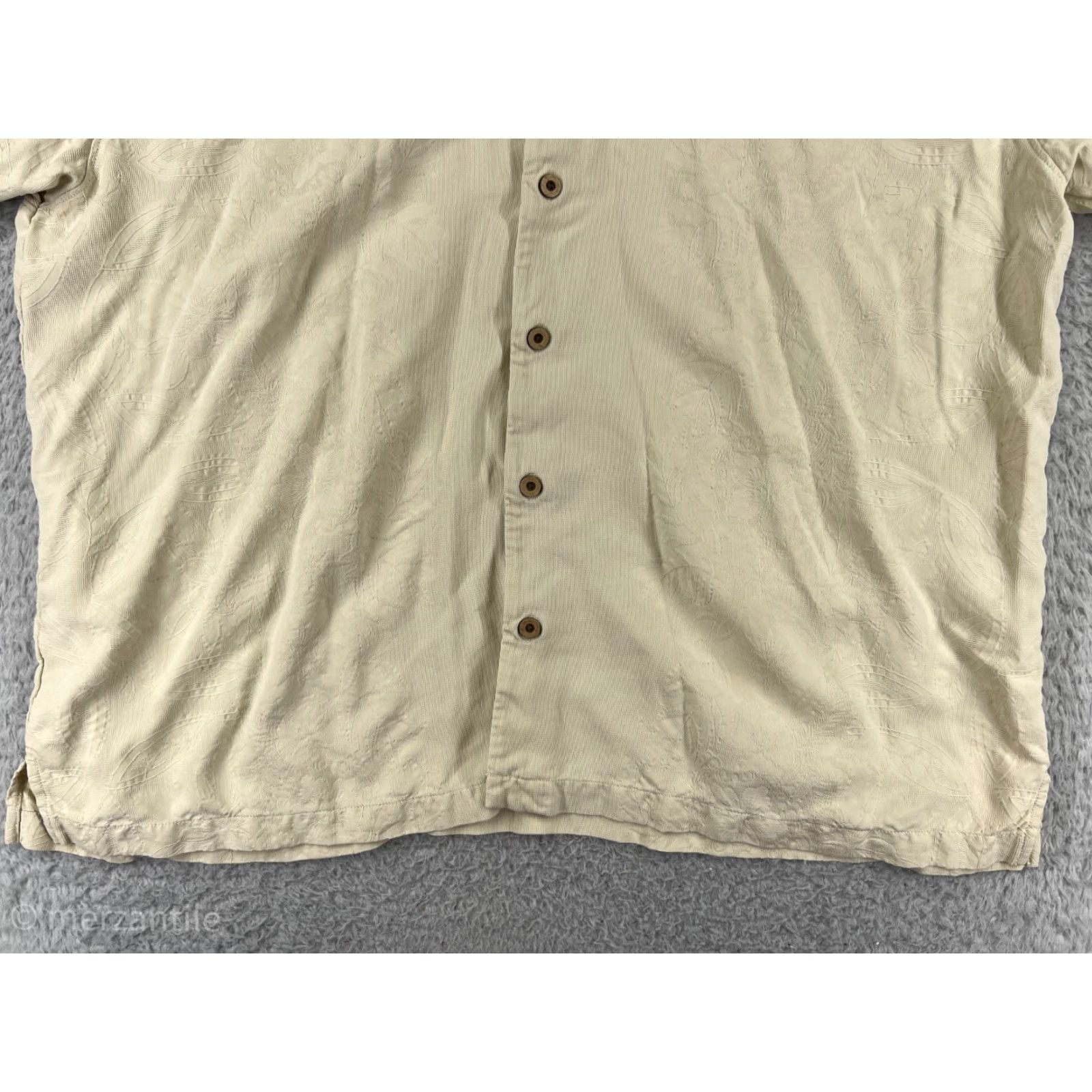 Tommy Bahama Tommy Bahama Shirt Men 2XL Yellow Floral Silk Hawaiian Casual Beach Aloha Pattern Size US XXL / EU 58 / 5 - 7 Thumbnail