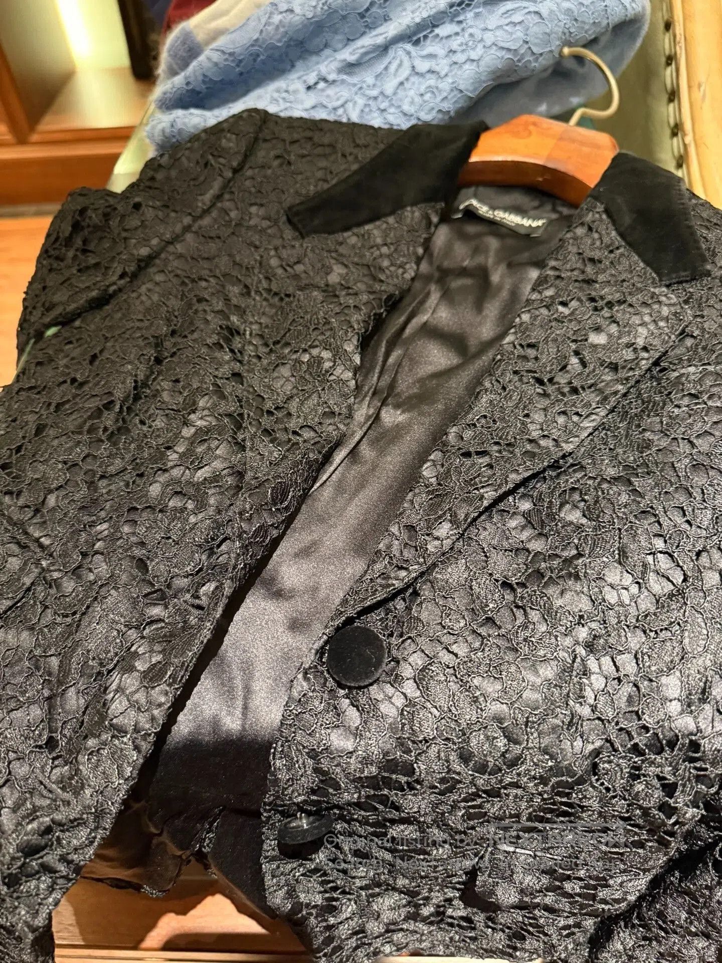 Dolce & Gabbana Dolce Gabbana Black Lace Blazer. Size S / US 4 / IT 40 - 4 Thumbnail