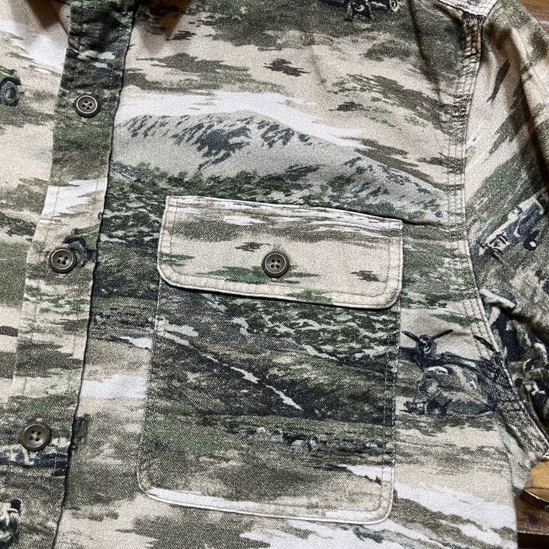 RRL Ralph Lauren RRL Ralph Lauren Second generation oil painting printed sh Size US M / EU 48-50 / 2 - 5 Thumbnail