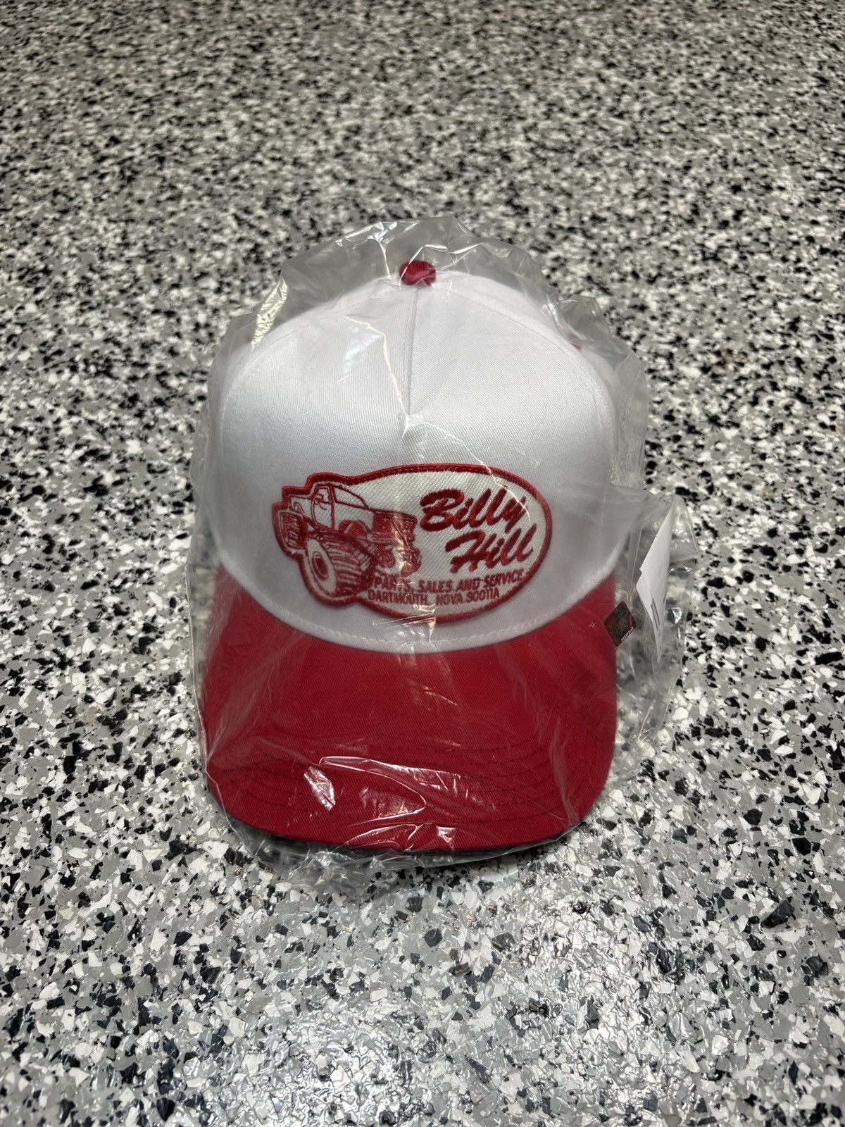 Billy Hill 2021 Billy Hill White/Red “Parts, S&S” Truckers Hat OSFM Size ONE SIZE - 3 Thumbnail