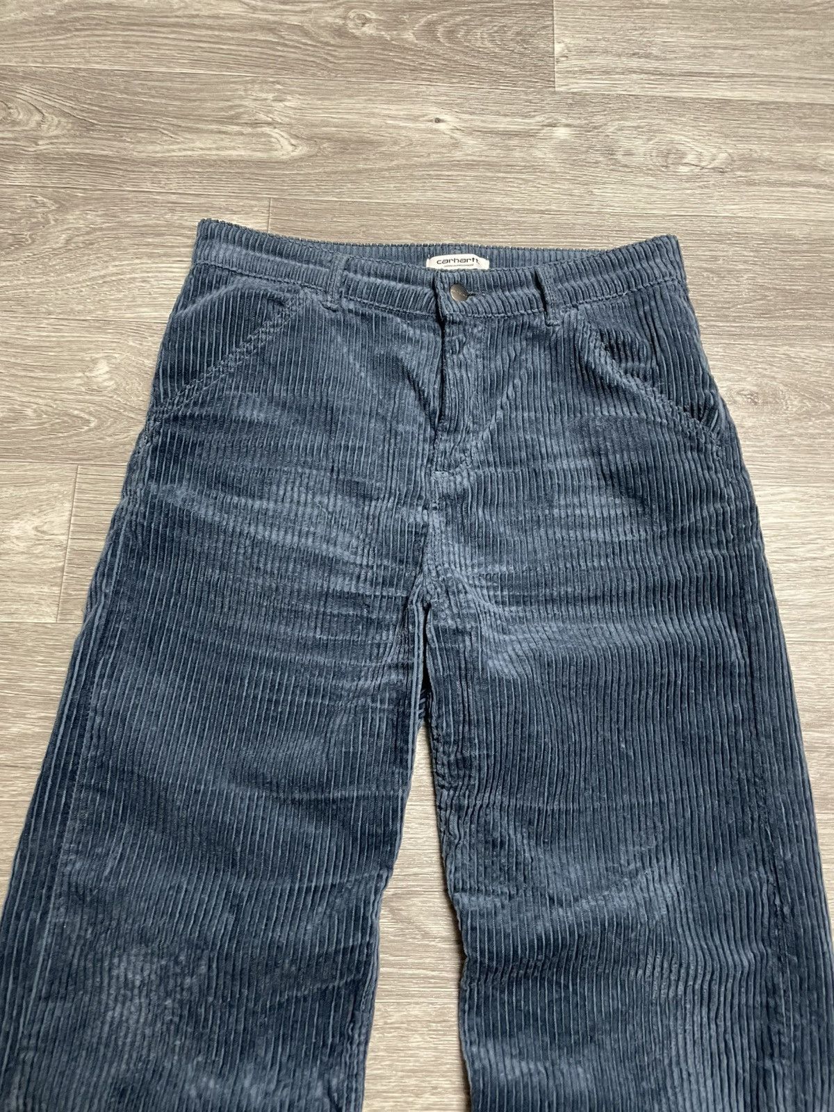 Carhartt Wip Carhartt WIP Blue Velvet Corduroy Loose Fit Pants Y2K Size US 30 / EU 46 - 3 Thumbnail