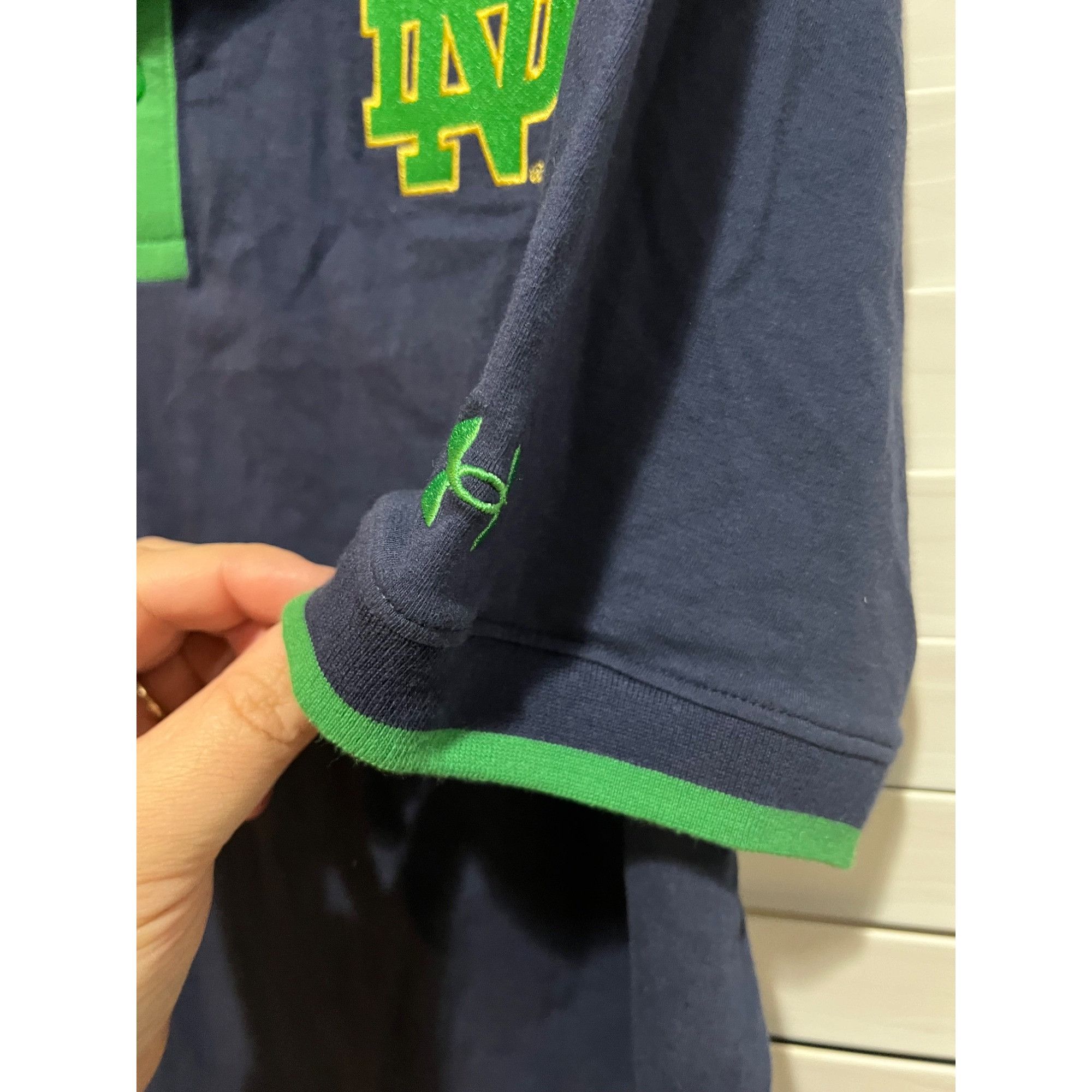Under Armour Under Armour University of Notre Dame Fighting Irish Polo Sh Size US L / EU 52-54 / 3 - 3 Thumbnail