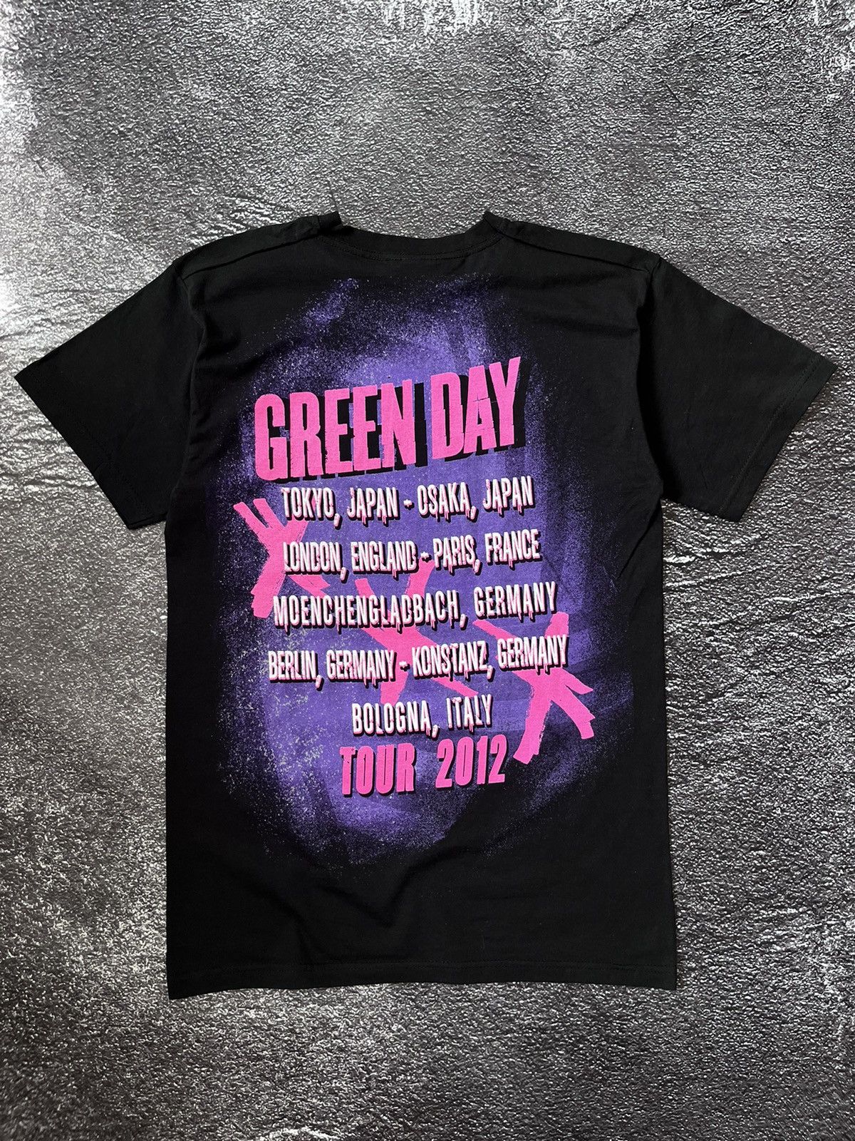Band Tees 2012 Vintage Green Day Tour T-Shirt Size US S / EU 44-46 / 1 - 2 Thumbnail