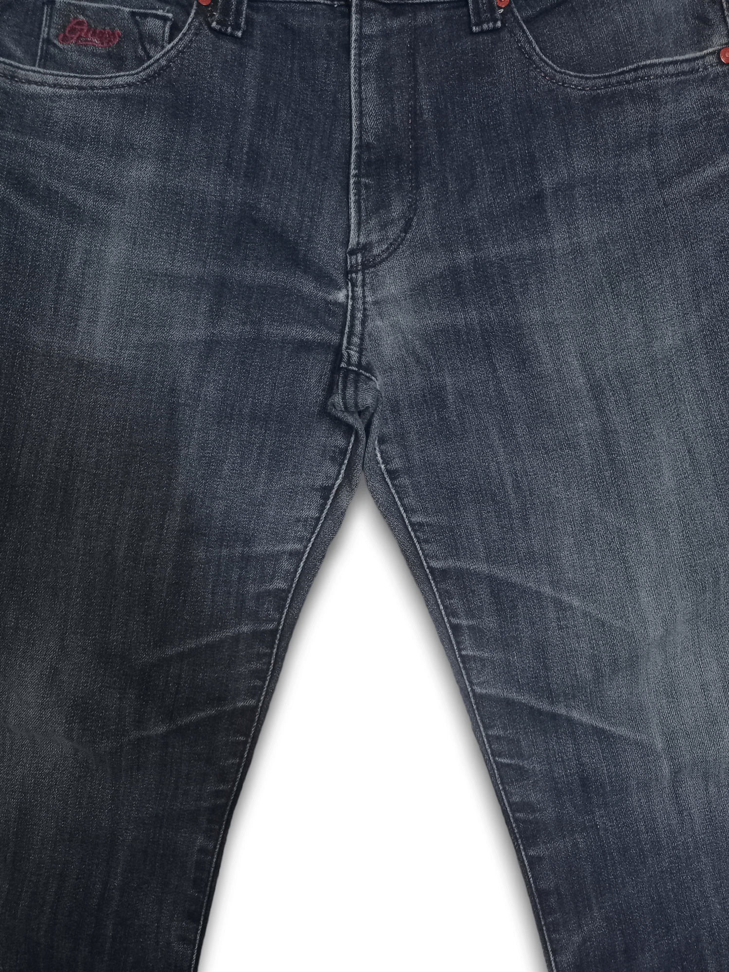 Guess Vintage Guess Dark Blue Wash Loose Straight Jeans 34x30 Size US 34 / EU 50 - 8 Thumbnail