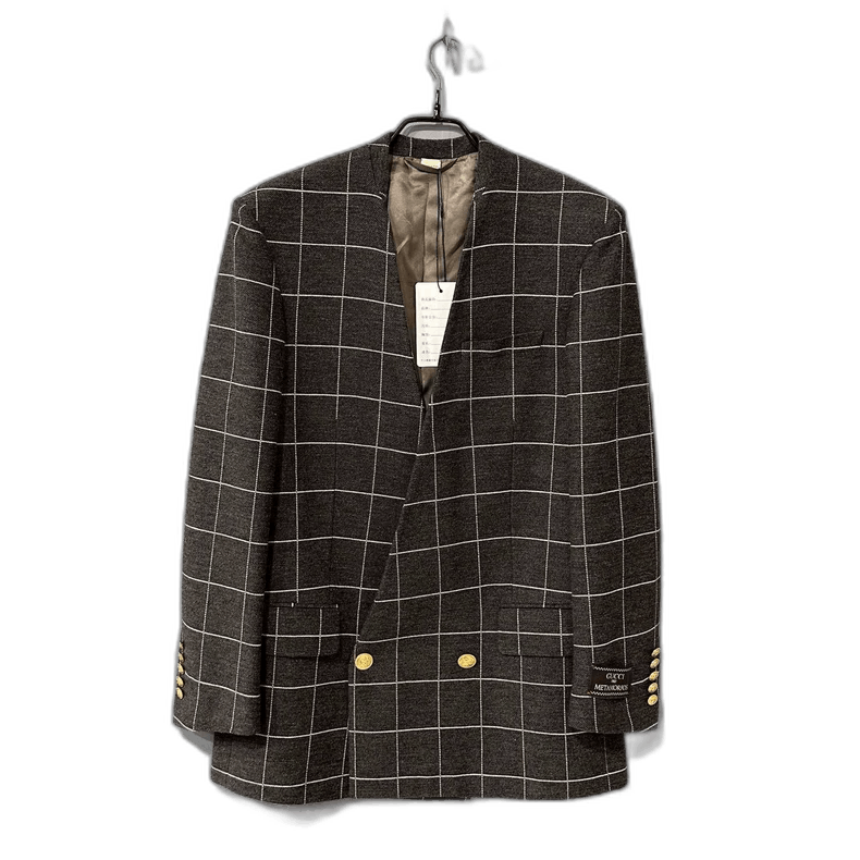 Gucci Gucci Checked Wool Blazer Jacket-2505 Size L / US 10 / IT 46 - 1 Thumbnail