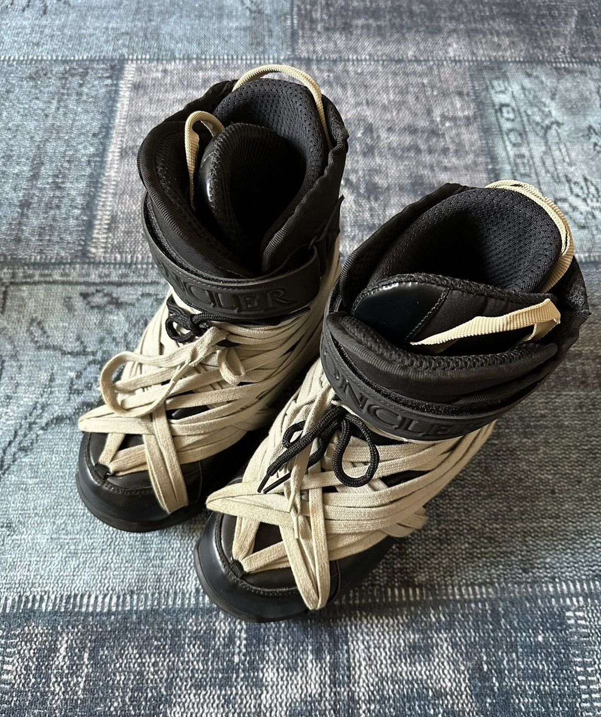 Rick Owens Rick Owens x Moncler collaboration crazy lace snow boots. Size US 8 / EU 41 - 3 Thumbnail