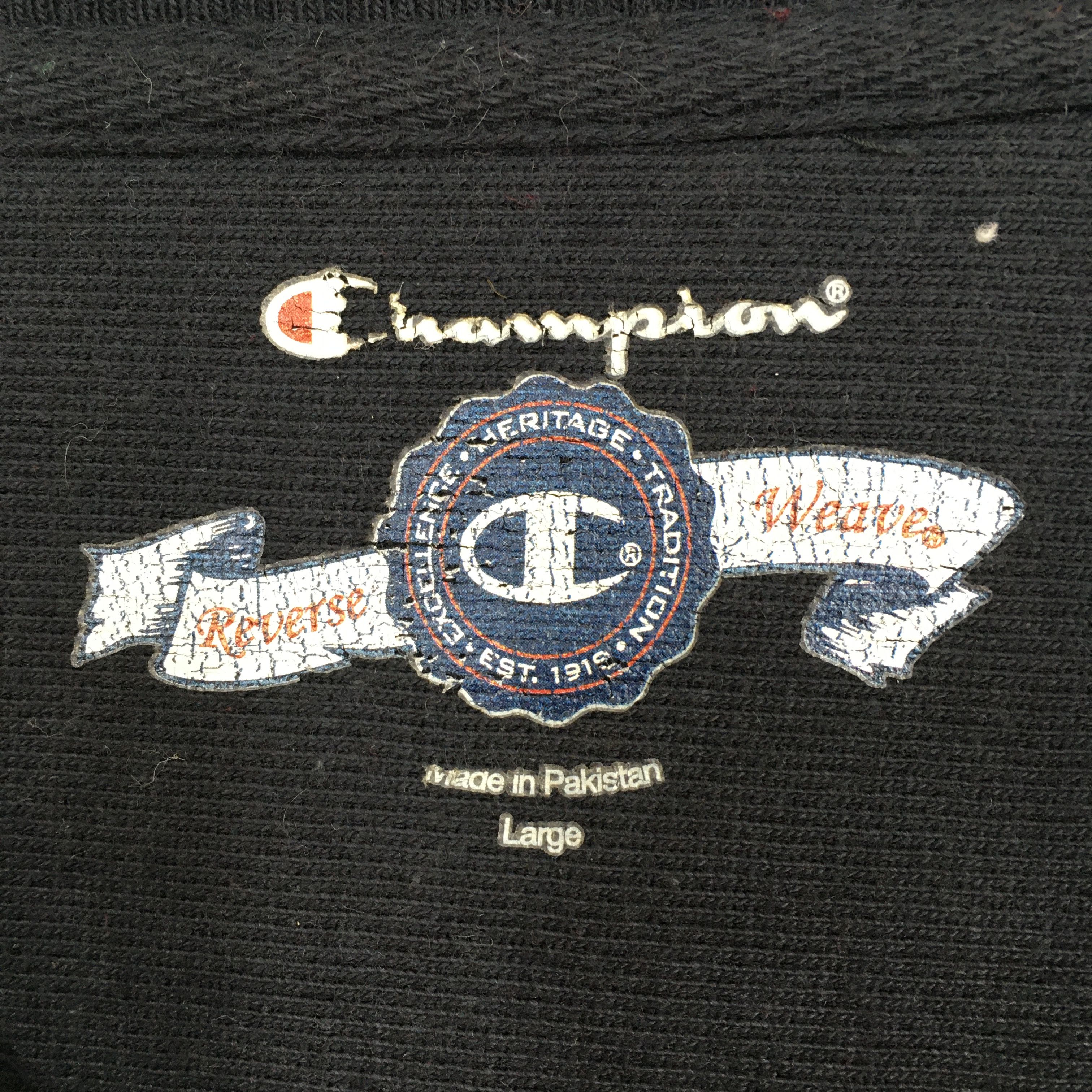 Champion × Vintage Vintage Las Vegas Usa Black Sweatshirt Small Size US S / EU 44-46 / 1 - 4 Thumbnail