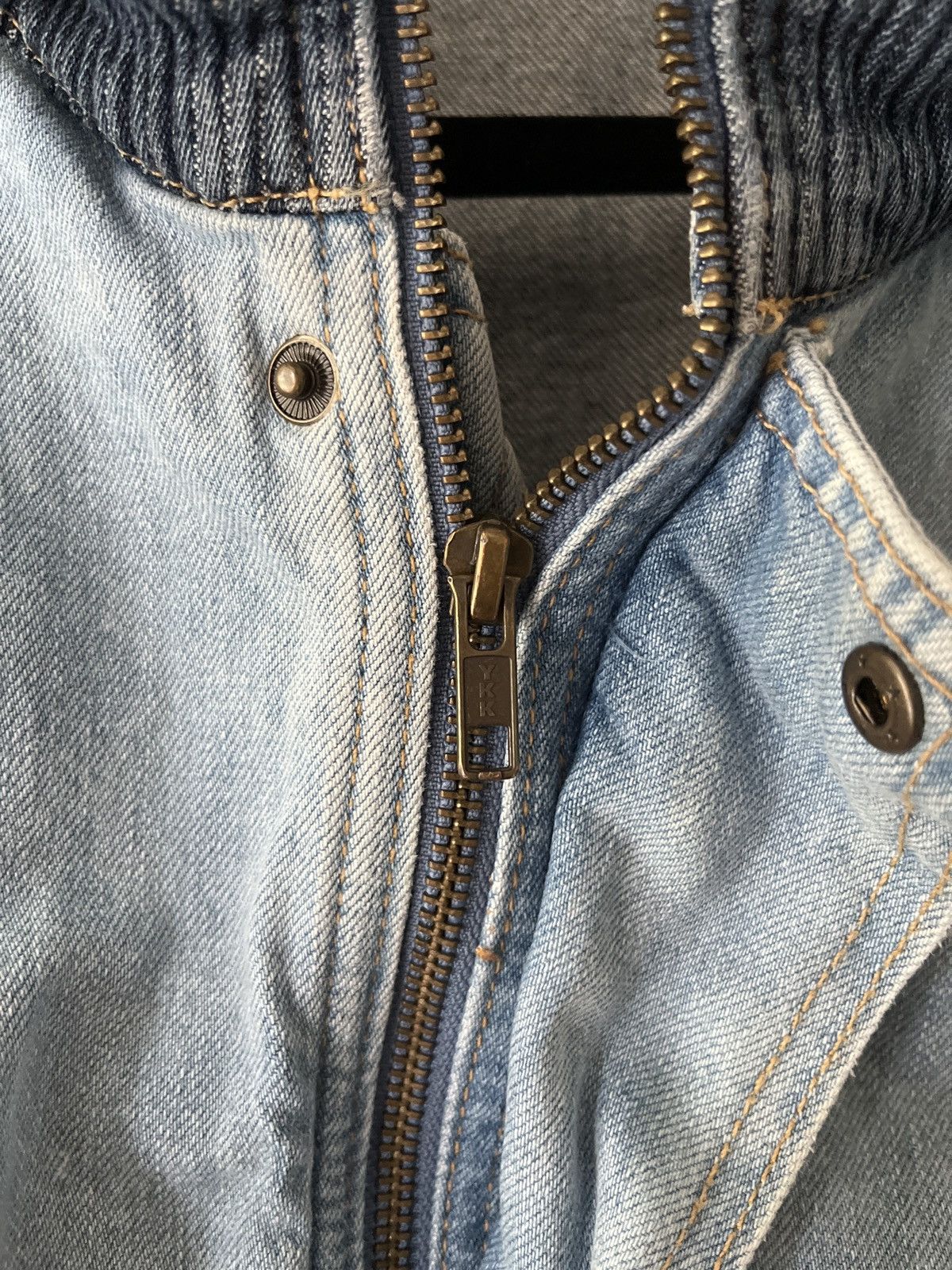 Free People × Vintage Vintage Free People Denim Patchwork Jacket Size US XL / EU 56 / 4 - 6 Thumbnail