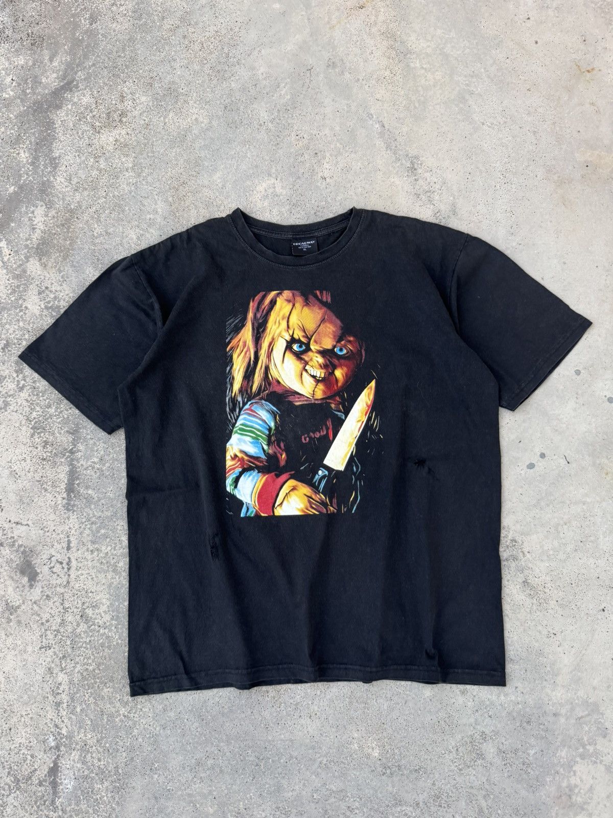 Vintage Distressed Chucky Horror Movie Tees Size US L / EU 52-54 / 3 - 1 Thumbnail