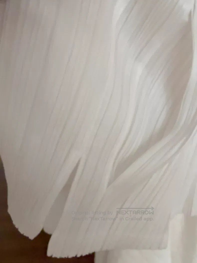 Issey Miyake Issey Miyake White Jacket Size L / US 10 / IT 46 - 4 Thumbnail