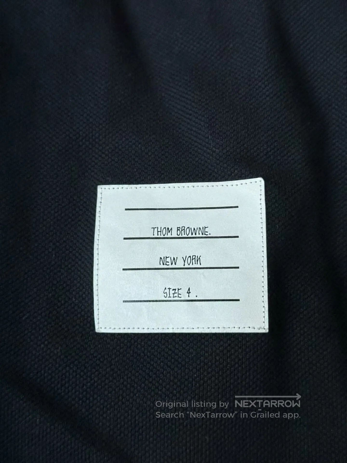 Thom Browne Thom Browne Navy Double. Size US XL / EU 56 / 4 - 4 Thumbnail
