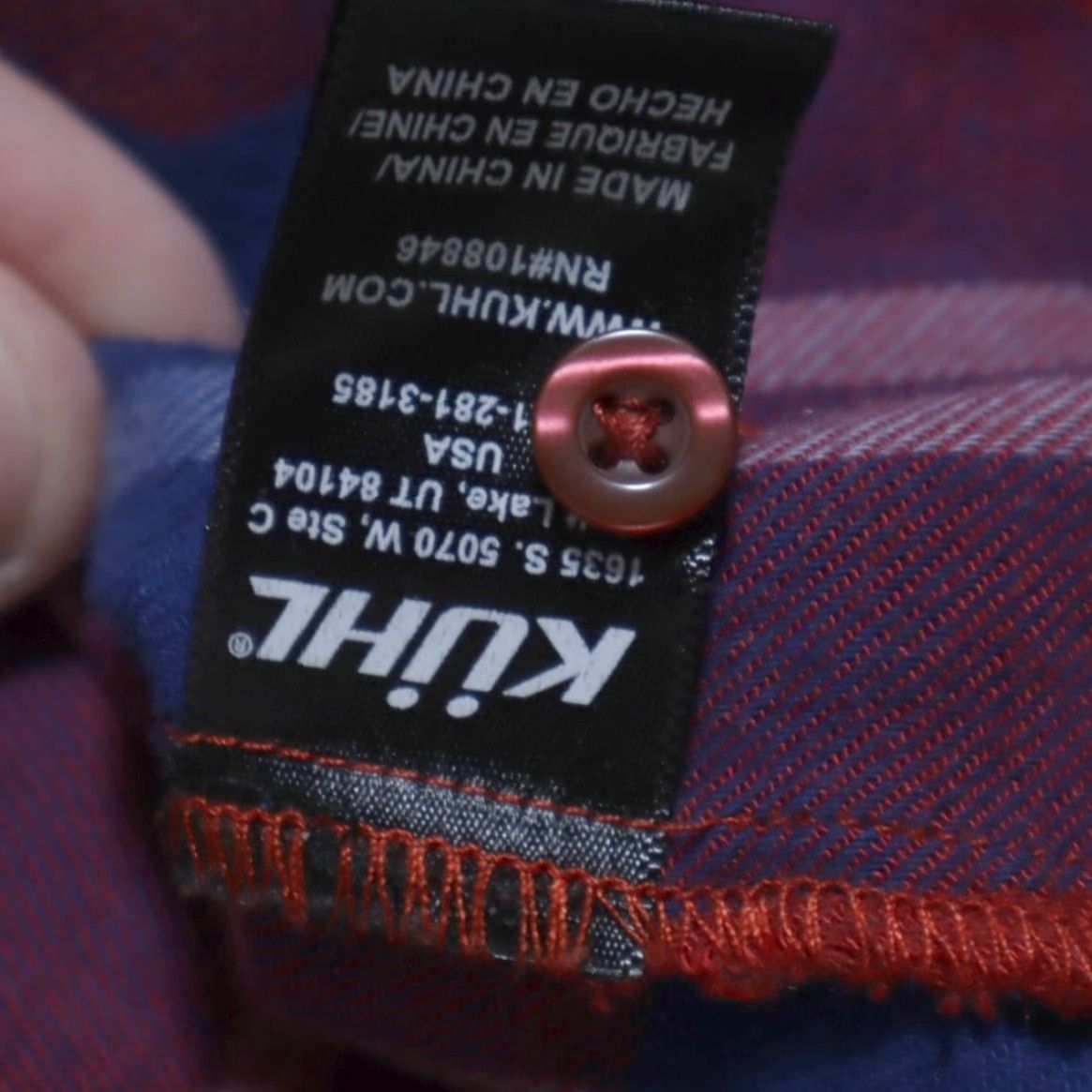 Vintage Kuhl Light Flannel Plaid Long Sleeve Button Up Shirt Red Women's S Size S / US 4 / IT 40 - 6 Thumbnail