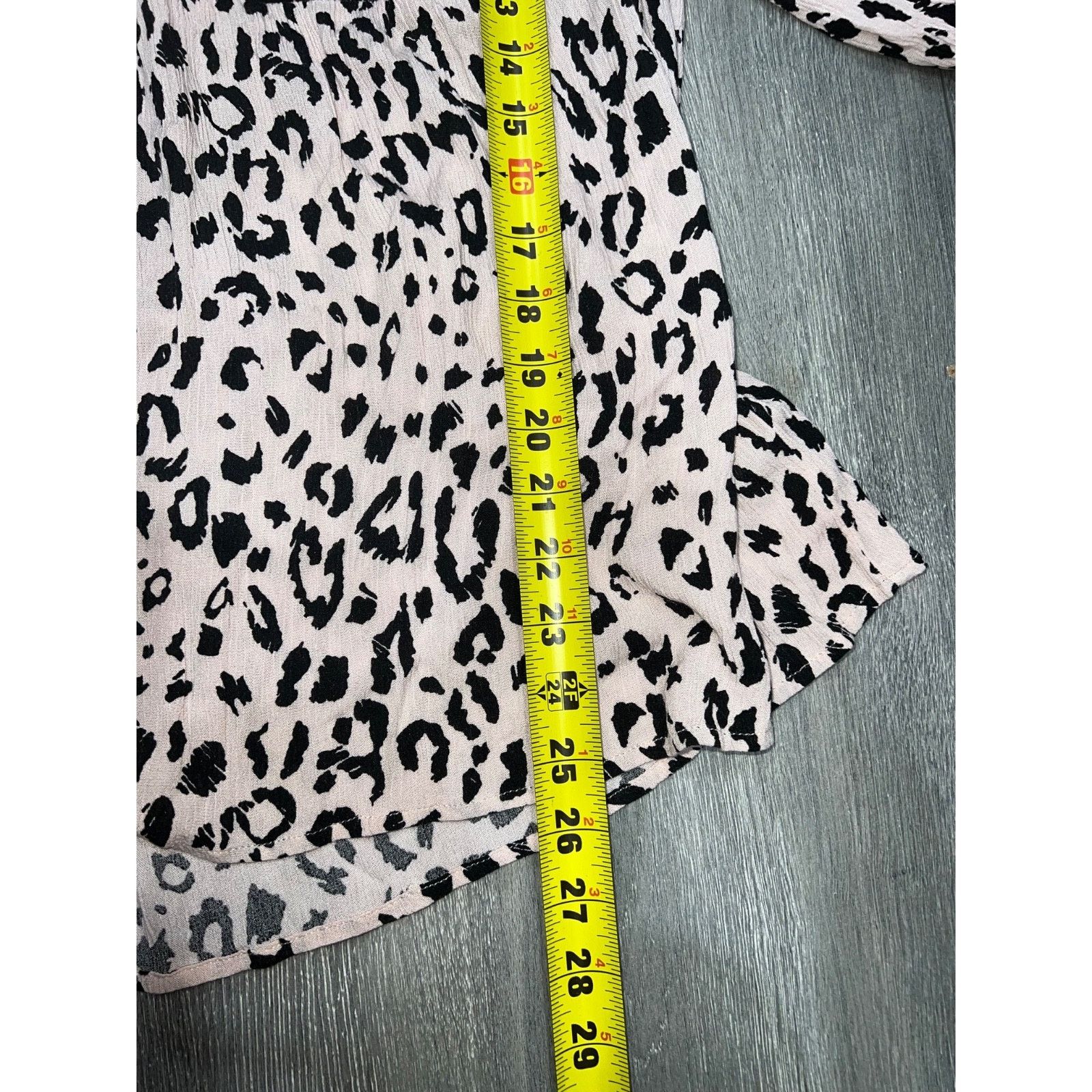 & Other Stories Savanna Jane Embroidered Cotton Leopard Blouse 3X A003183 Size 3XL / US 20-22 - 6 Thumbnail