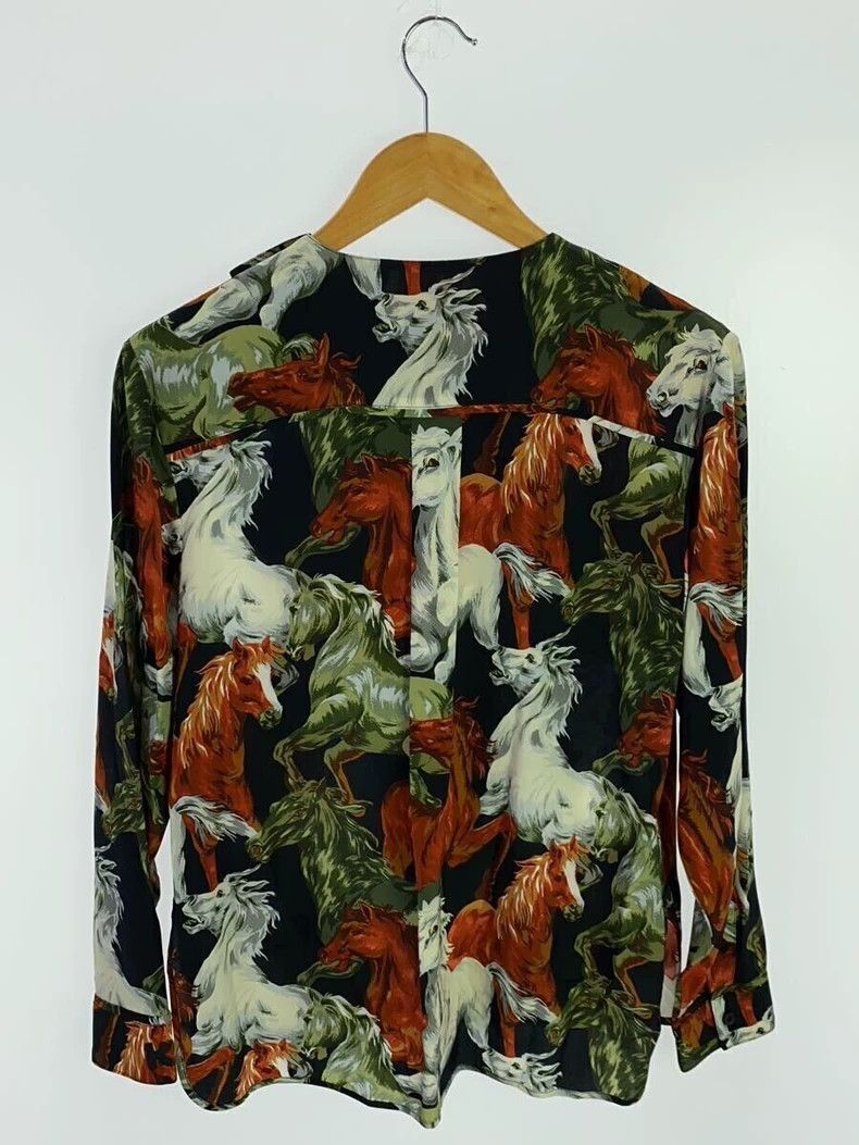 Kenzo KENZO Retro silk slanted collar long sleeves Size XXS / US 00 / IT 34 - 2 Thumbnail