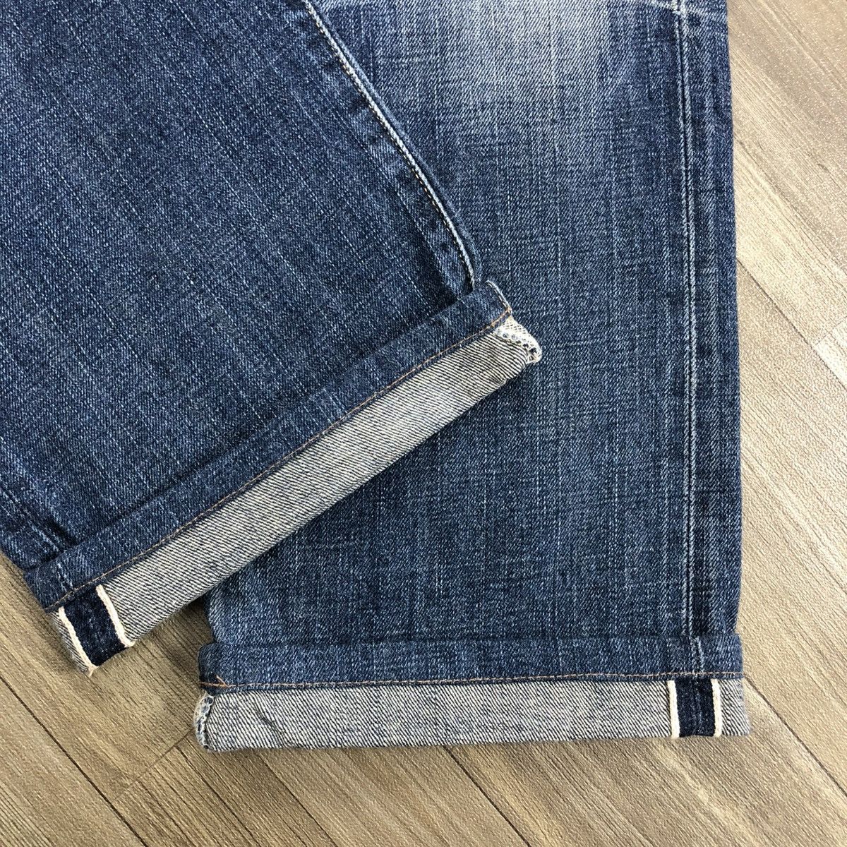 Levi's × Levi's Vintage Clothing 🇯🇵 90’s Vintage Levis 502xx Selvedge Faded Distressed Jeans Size US 33 - 12 Thumbnail