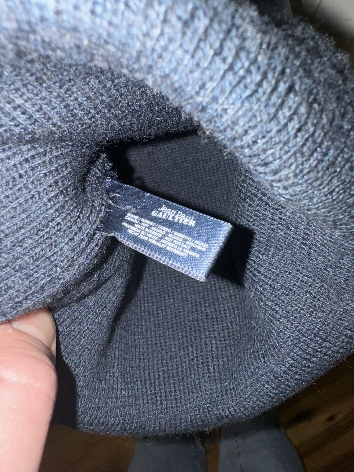 Jean Paul Gaultier Jean Paul Gaultier Beanie Size ONE SIZE - 3 Thumbnail