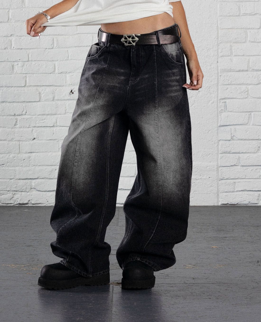 Designer ART NOUVEAU DENIM [Davril Supply] Size US 31 - 7 Thumbnail