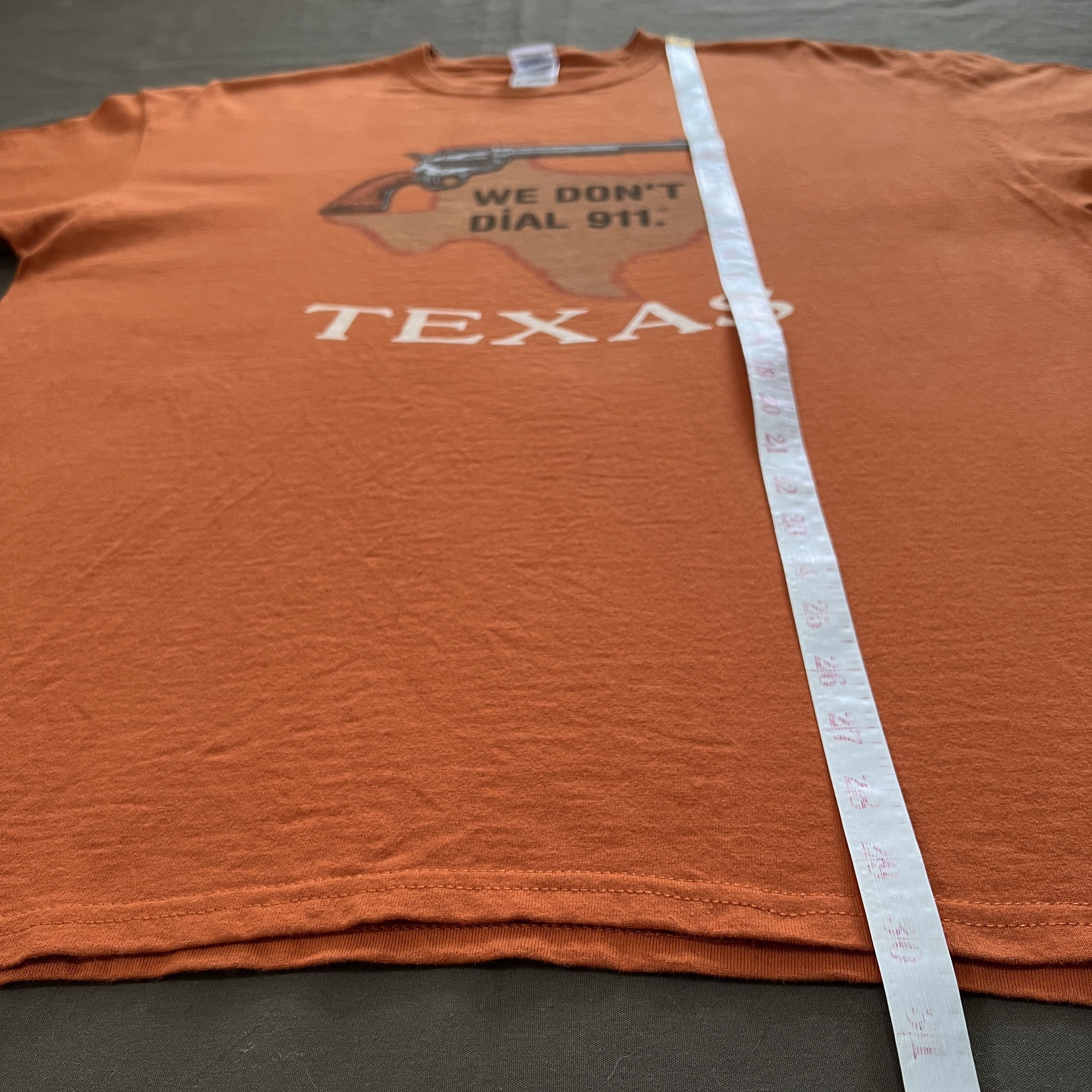 Vintage Vintage Y2K We Don't Dial 911 Tee XL Gun Size US XL / EU 56 / 4 - 6 Thumbnail