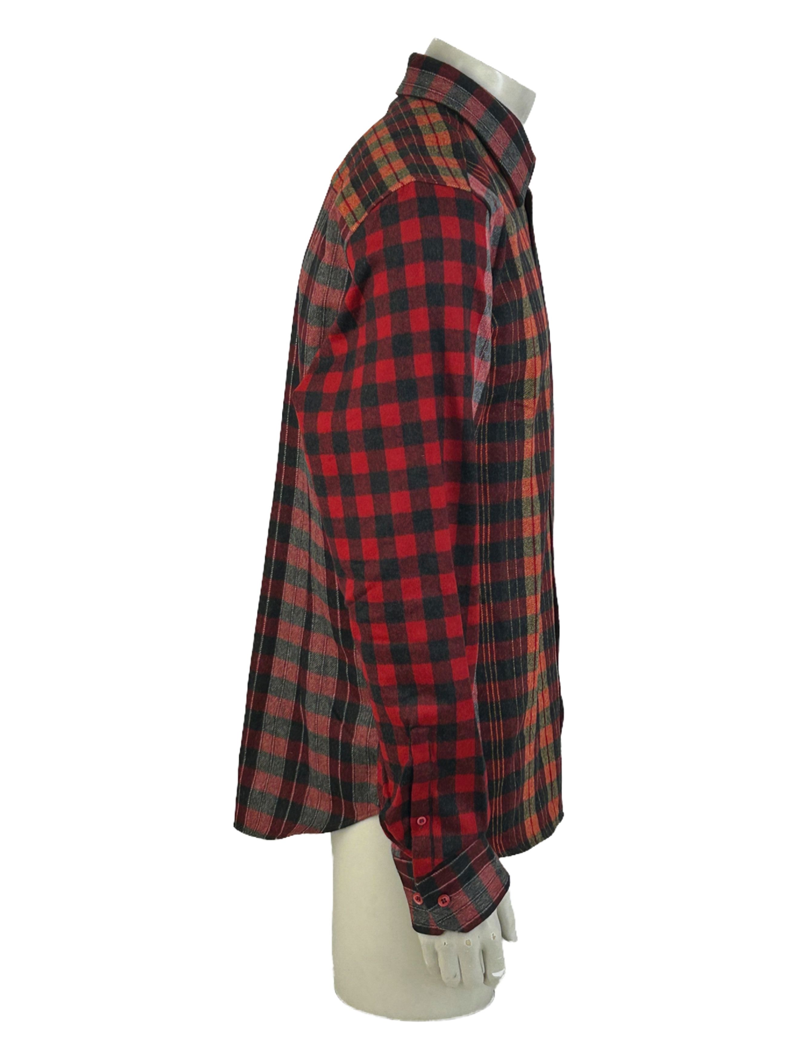 Fendi FENDI MULTI COLOUR FLANNEL CHECK SHIRT SIZE 45 Size US XXL / EU 58 / 5 - 2 Thumbnail