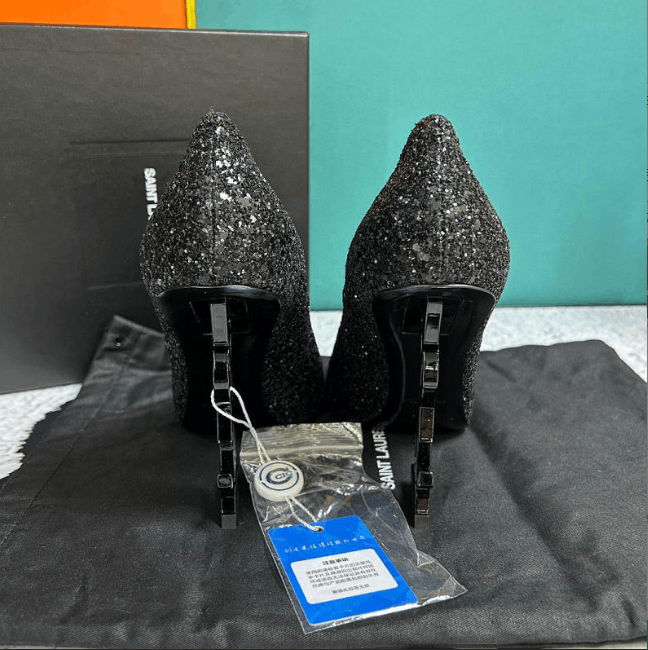 Saint Laurent Paris YSL Stiletto Heels Size US 7 / IT 37 - 5 Thumbnail