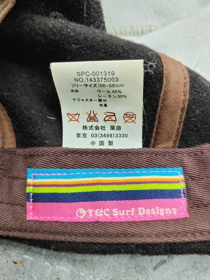 Japanese Brand Vintage T&C Surf Design Cap Hat Size ONE SIZE - 7 Thumbnail