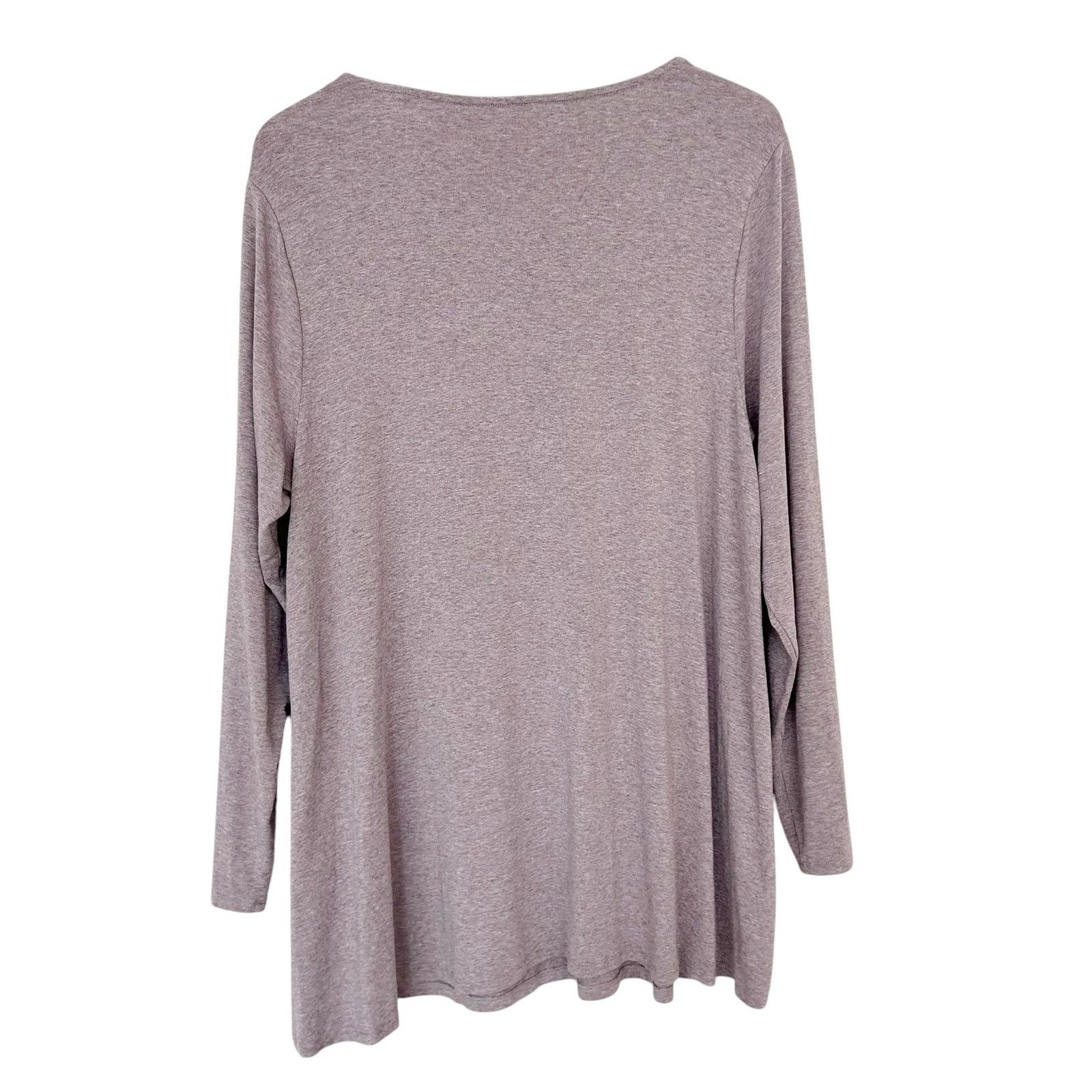 Other Soft Surroundings Tan Long Sleeve Tunic Sz 1X Size XL / US 12-14 / IT 48-50 - 5 Thumbnail