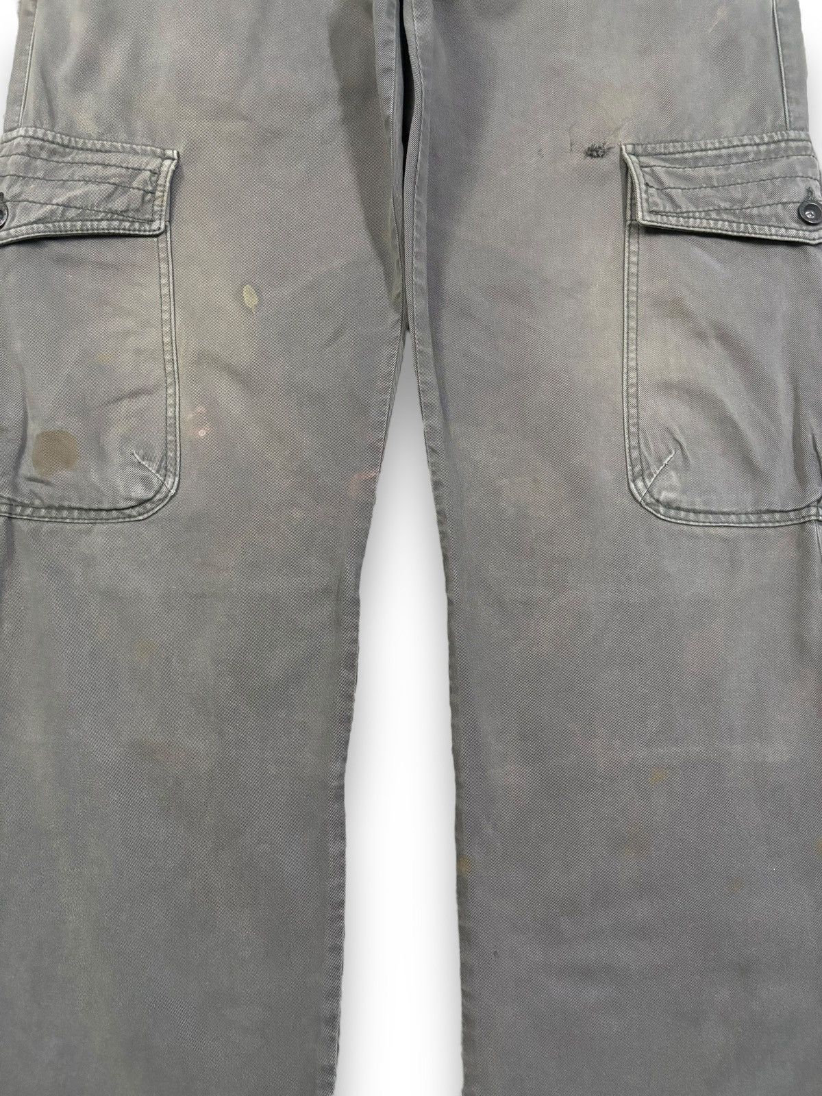 Emporio Armani Vintage Emporio Armani Thrashed Loose Utility Cargo Pants Size US 36 / EU 52 - 7 Thumbnail