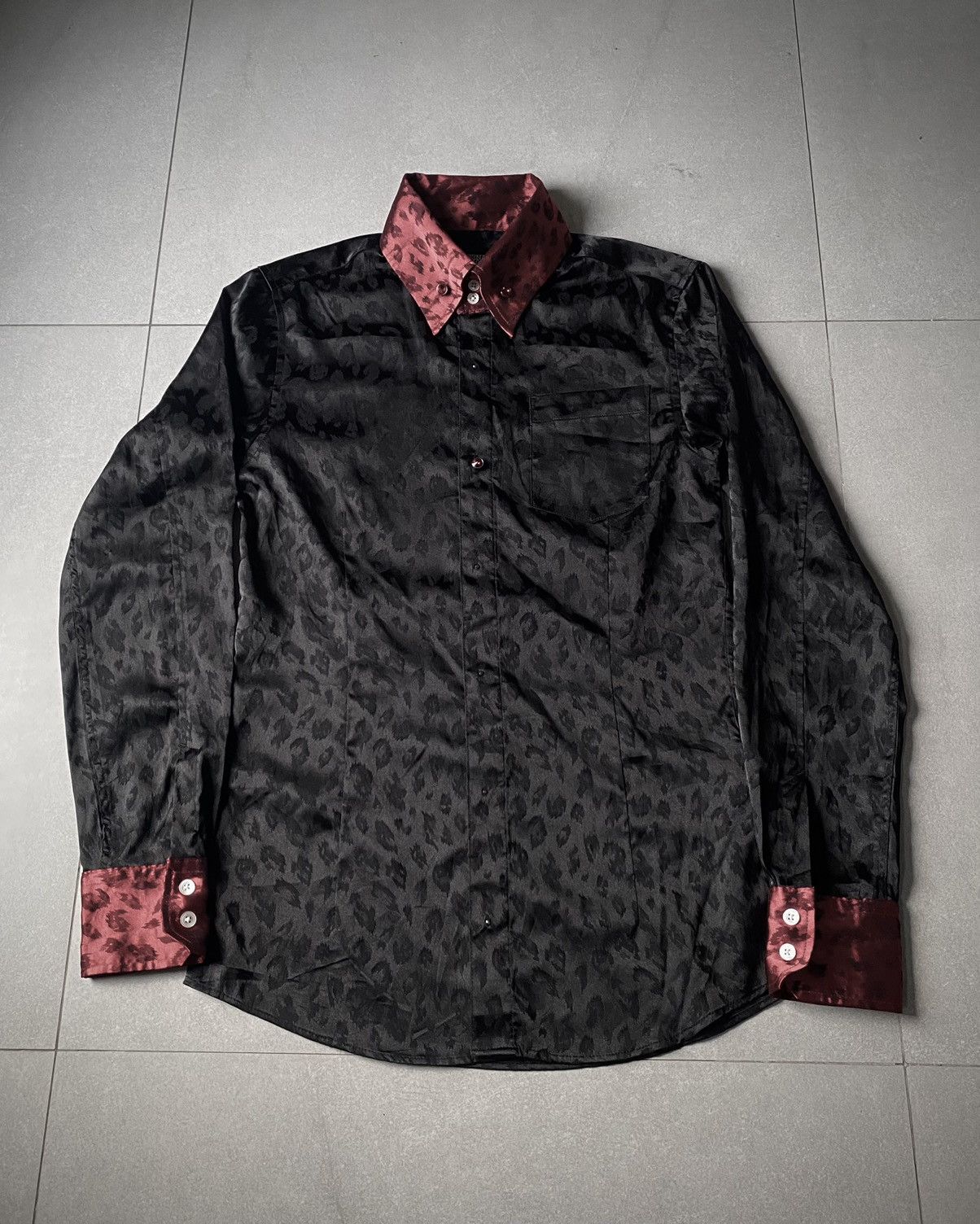 Tornado Mart Tornado Mart Leopard Dress Shirt Size US M / EU 48-50 / 2 - 1 Thumbnail