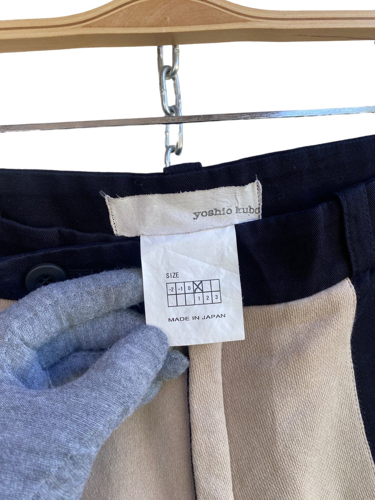 Yoshio Kubo Vintage Yoshio Kubo Reconstructed Pantss Two Fabric Size US 32 / EU 48 - 8 Thumbnail