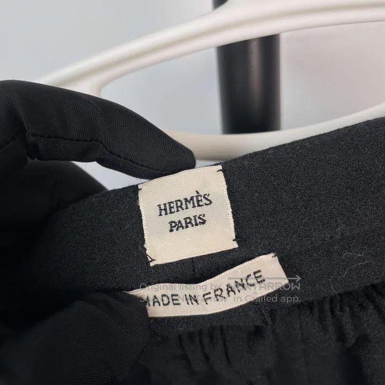 Hermes Hermes Wool Pants Black Size 42" / US 20 - 7 Thumbnail
