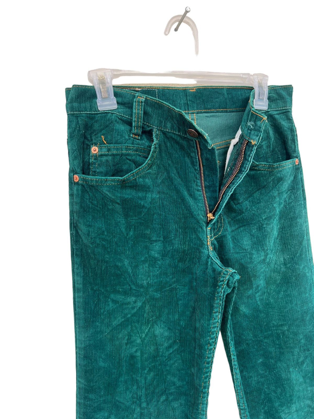 Levi's Vintage 70s Levi’s Orange Tab Faded Green Corduroy Pant Size US 29 - 8 Thumbnail