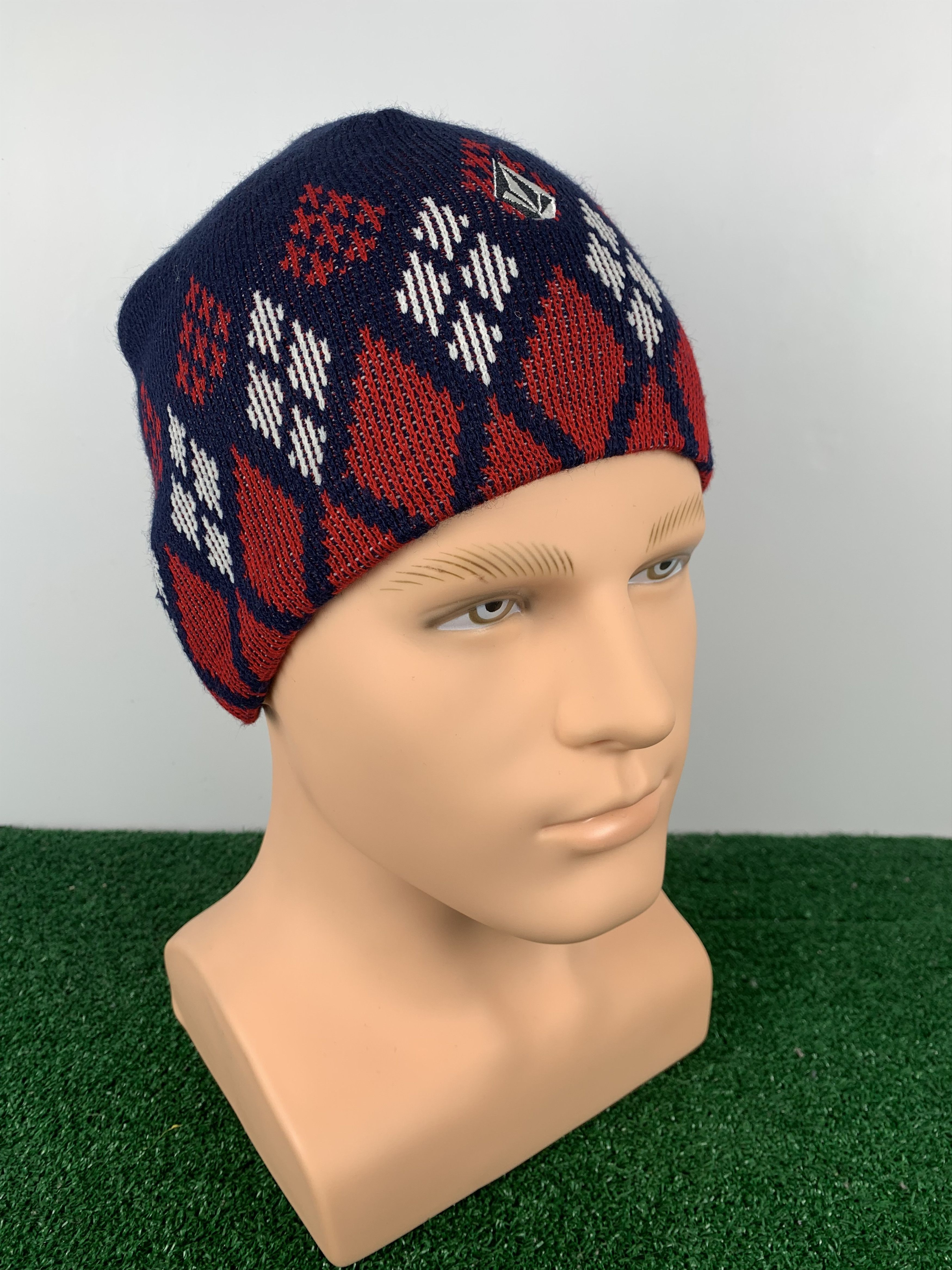 Vintage 90s Volcom Made In Usa Beanie Hat BA0004