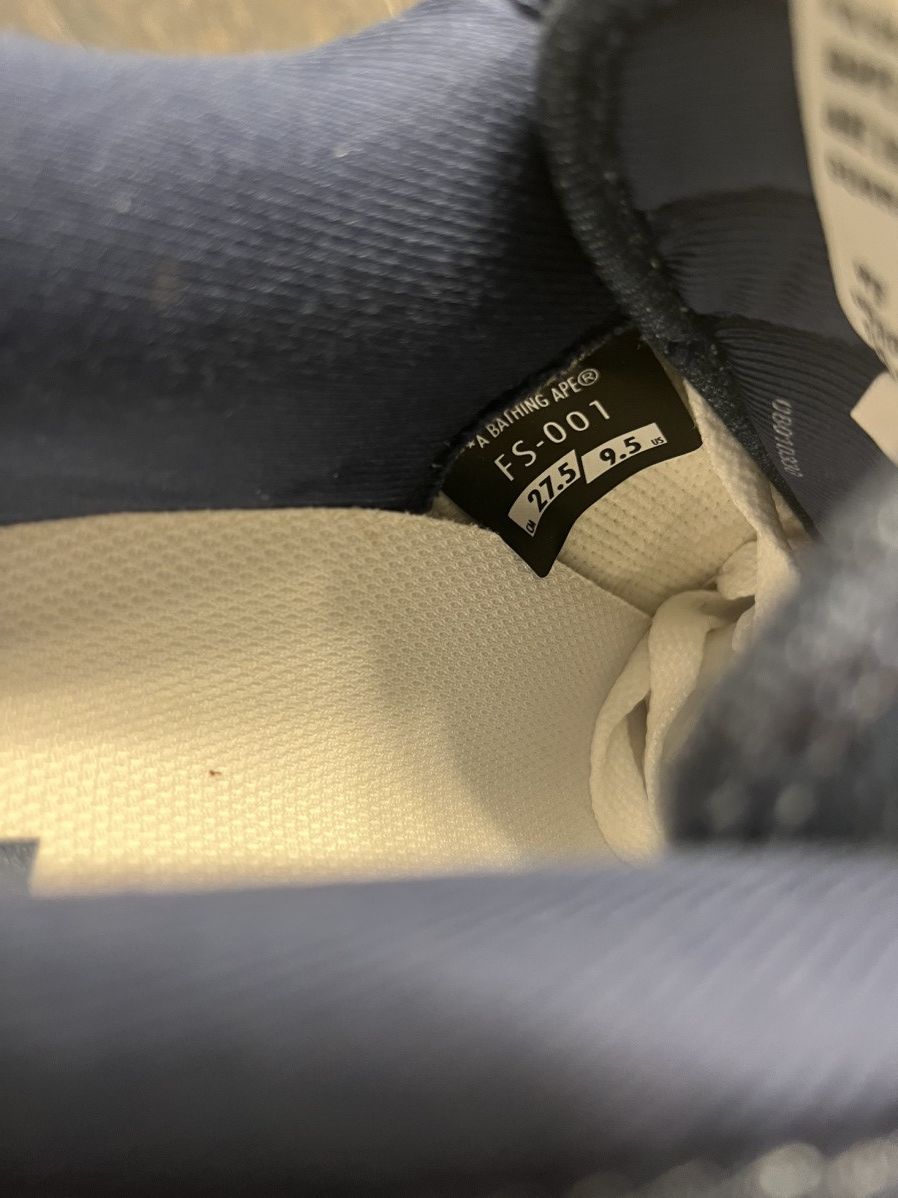 Bape Rare Nigo A Bathing Ape Bapesta Denim 3 2008 Size US 9.5 / EU 42-43 - 8 Thumbnail