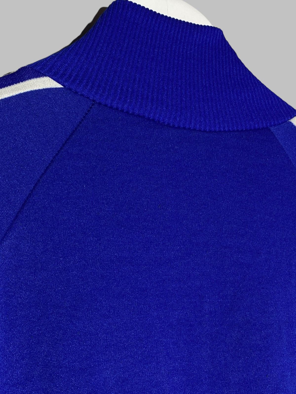Vintage 🔥 ADIDAS 80S TRACK JACKET RETRO BLUE RAVE VINTAGE DRIP Size US XXL / EU 58 / 5 - 14 Thumbnail