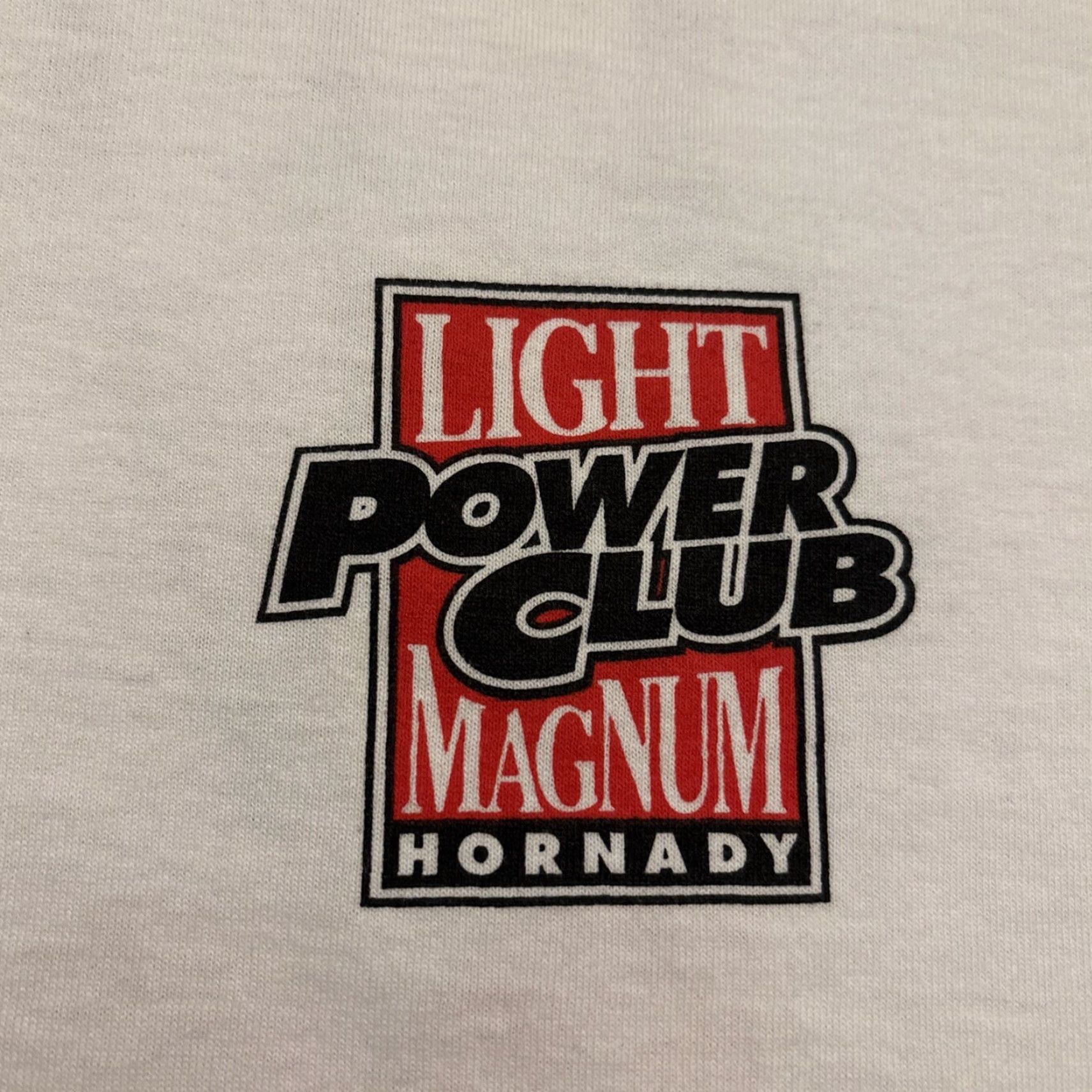 Fruit Of The Loom VINTAGE Fruit of the Loom Hornady Light Magnum Ammunition T-Shirt Size 2XL White Hunting Mens Size US XXL / EU 58 / 5 - 2 Thumbnail