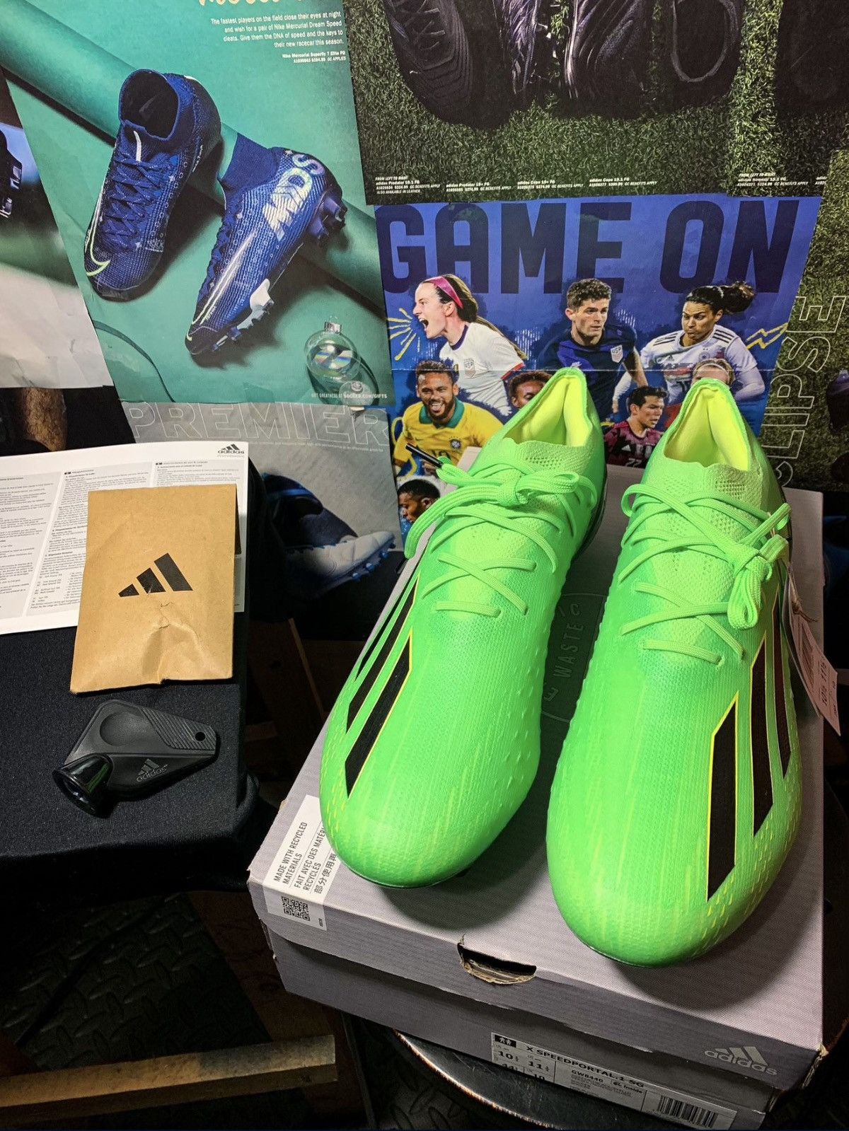 Adidas Adidas X SpeedPortal+ Football Boots Size US 10.5 / EU 43-44 - 2 Thumbnail