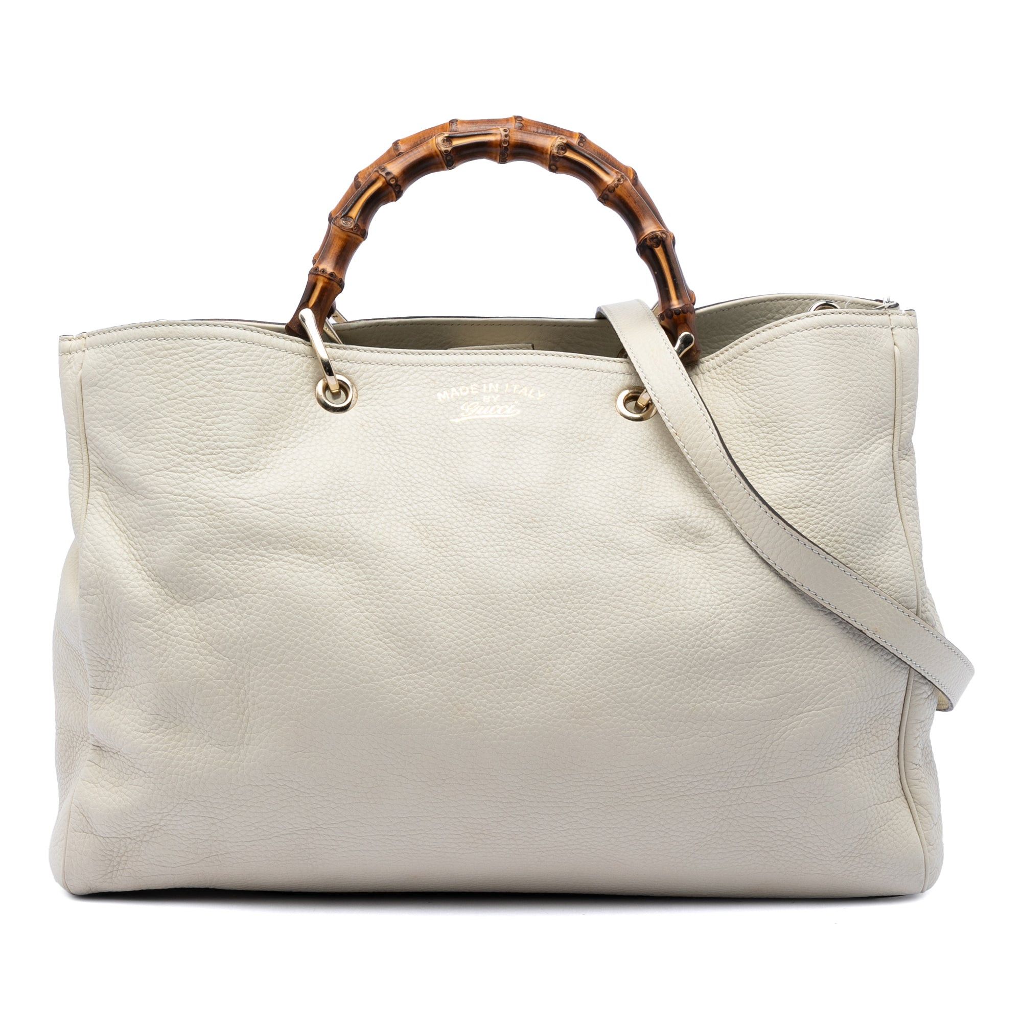 Gucci Large Calfskin Bamboo Shopper Satchel Size ONE SIZE - 1 Thumbnail