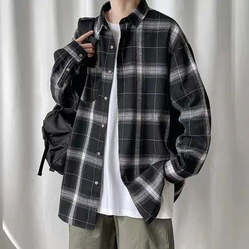 Japanese Brand Tamaki x Fujii Vintage Loose Plaid Shirt Size US XL / EU 56 / 4 - 4 Thumbnail