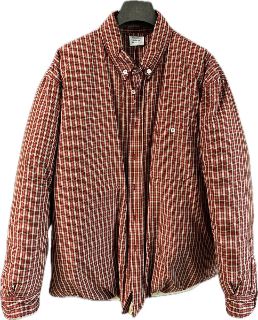 Vetements Vetements Plaid Puffer Shirts Jacket AW16 17AW padded demna Size US S / EU 44-46 / 1 - 1 Thumbnail