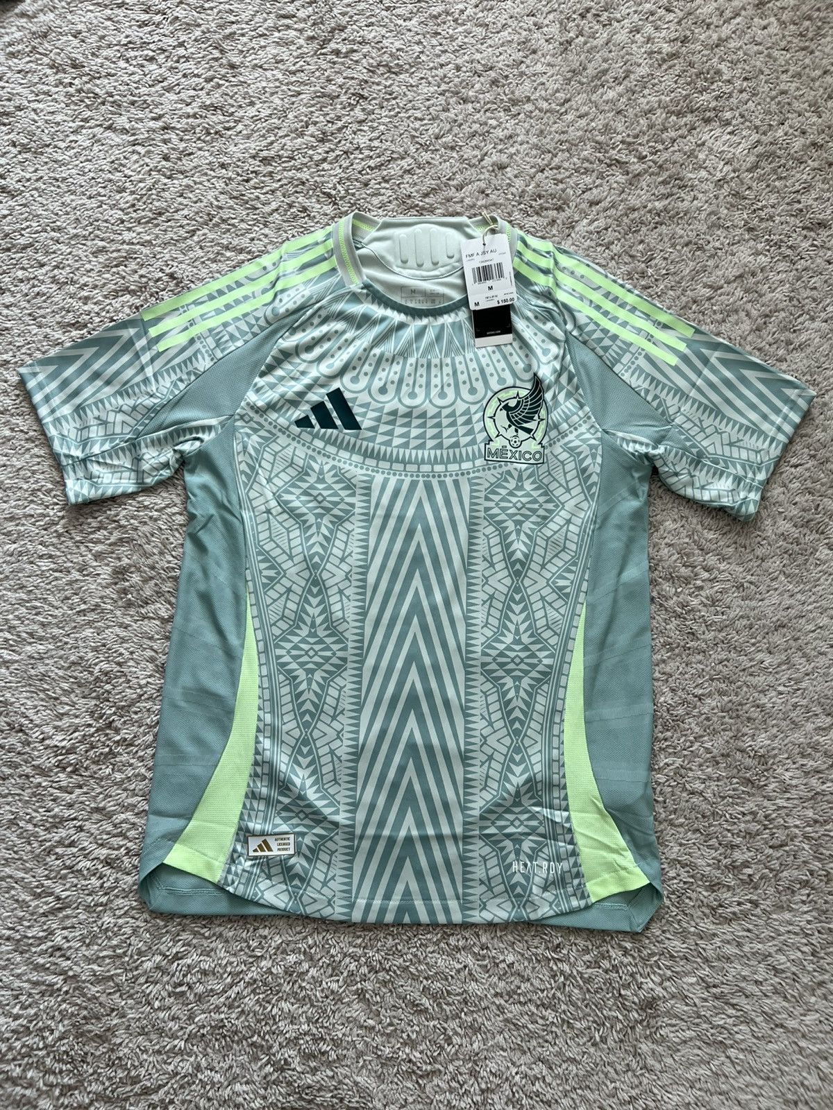 Adidas Adidas MEXICO 2024 AWAY AUTHENTIC JERSEY Size US M / EU 48-50 / 2 - 6 Thumbnail