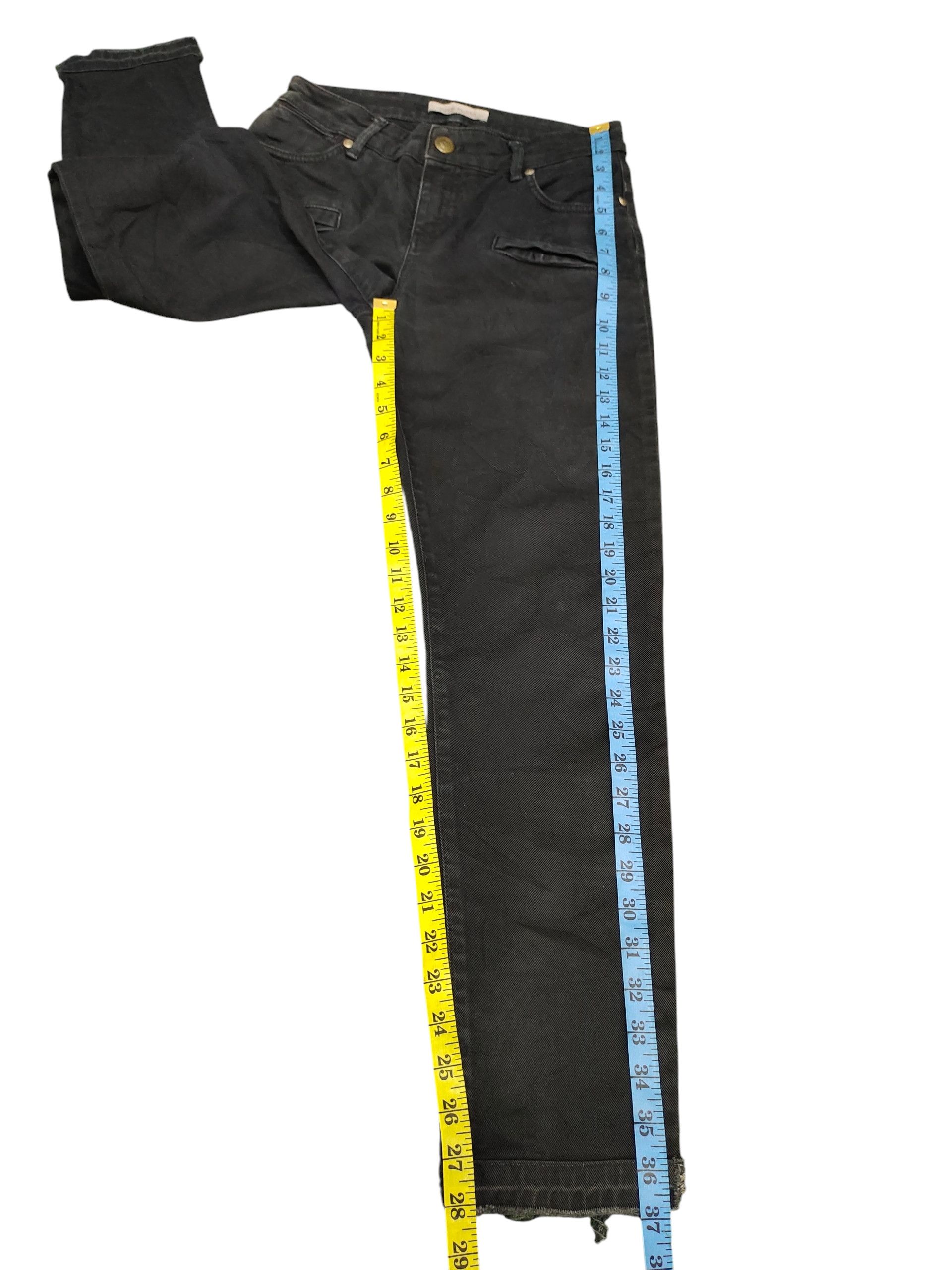 Pierre Balmain Pierre Balmain Black Denim Jeans Size 26" / US 2 / IT 38 - 15 Thumbnail