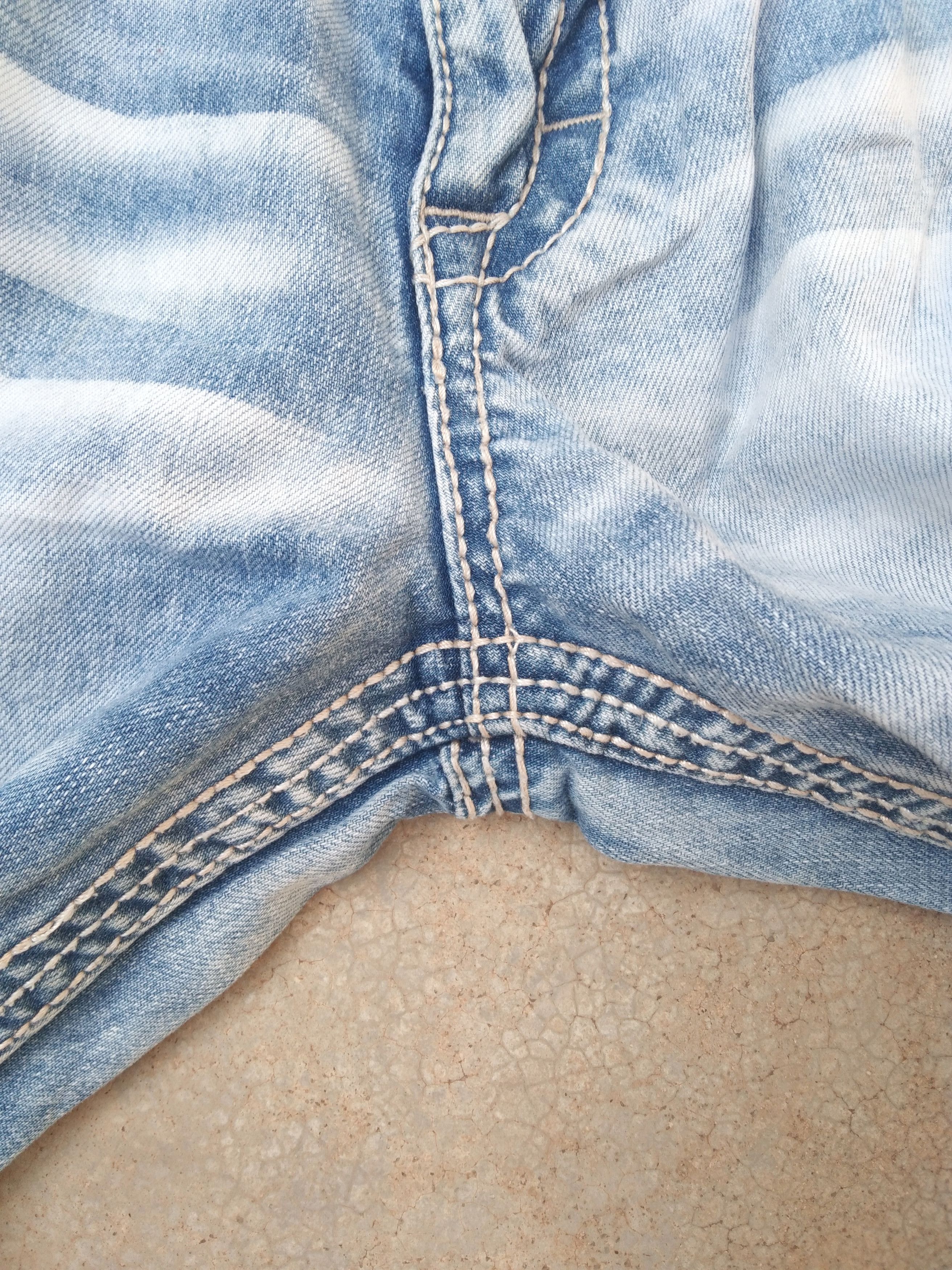 Jean Vintage Y2k BKE Denim 'TYLER' Straight Leg Jeans 32x33 Size US 32 / EU 48 - 7 Thumbnail