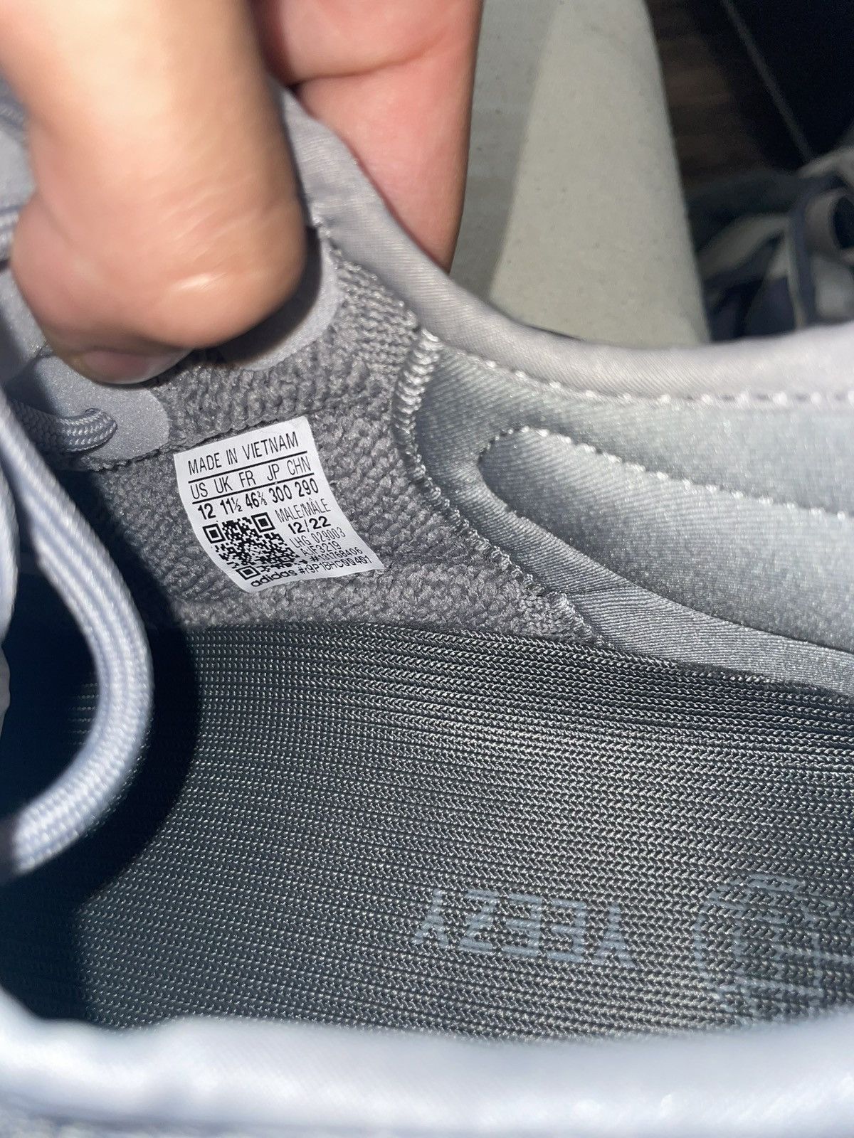 Adidas Yeezy Boost 350 Steel Grey Size US 12 / EU 45 - 5 Thumbnail